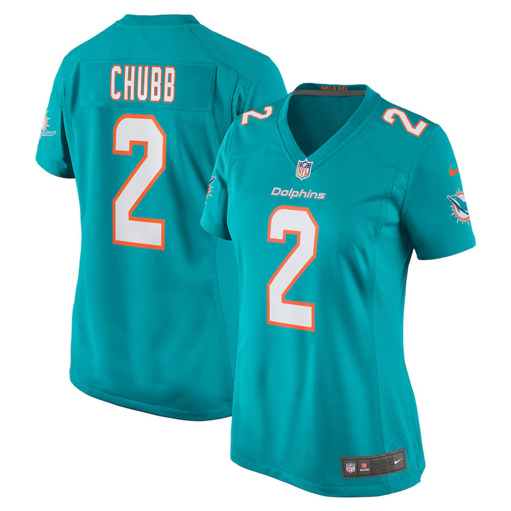 Women's Miami Dolphins Bradley Chubb Game Jersey - Aqua - vstockx