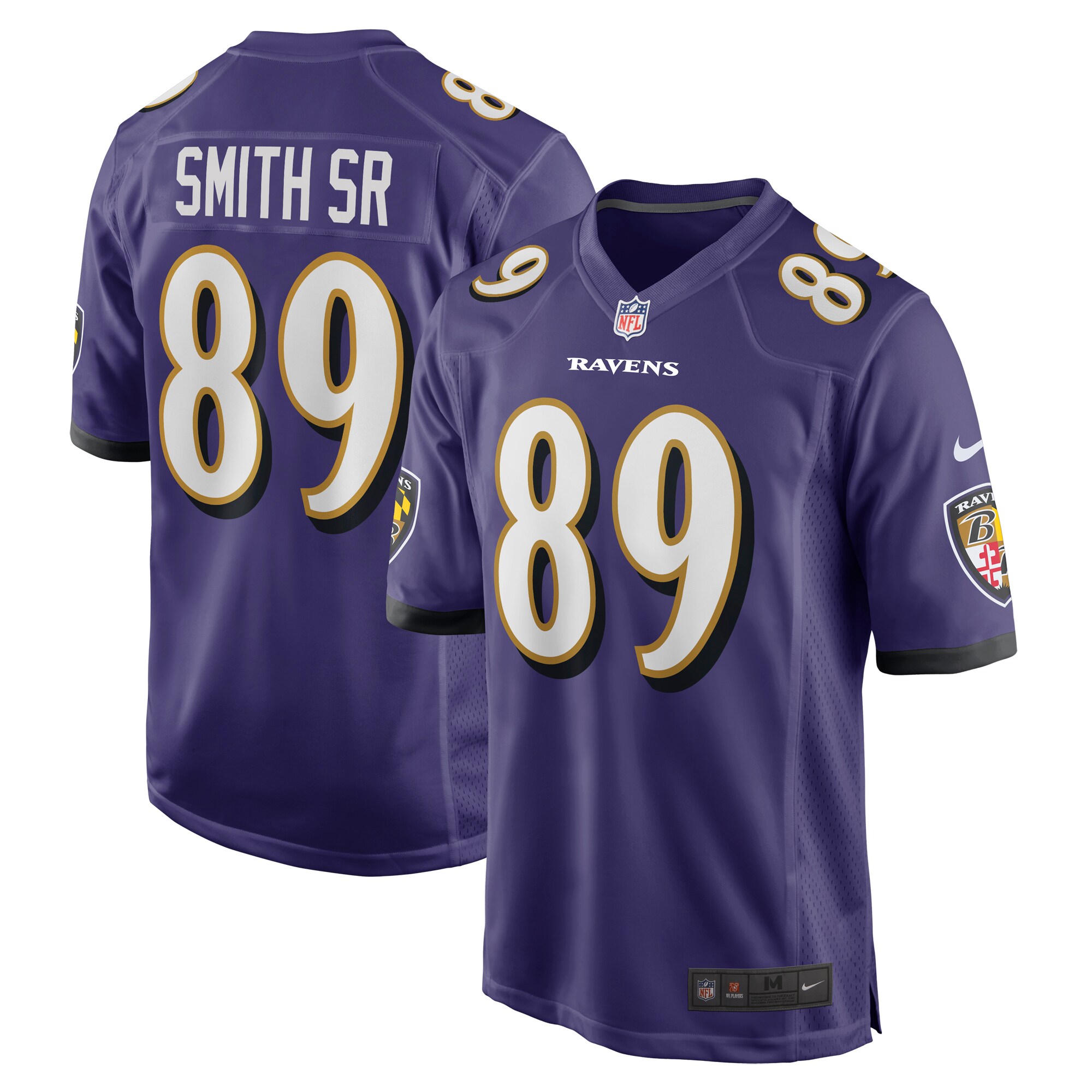 Steve Smith Sr. Baltimore Ravens Nike Retired Player Game Jersey - Purple - vstockx
