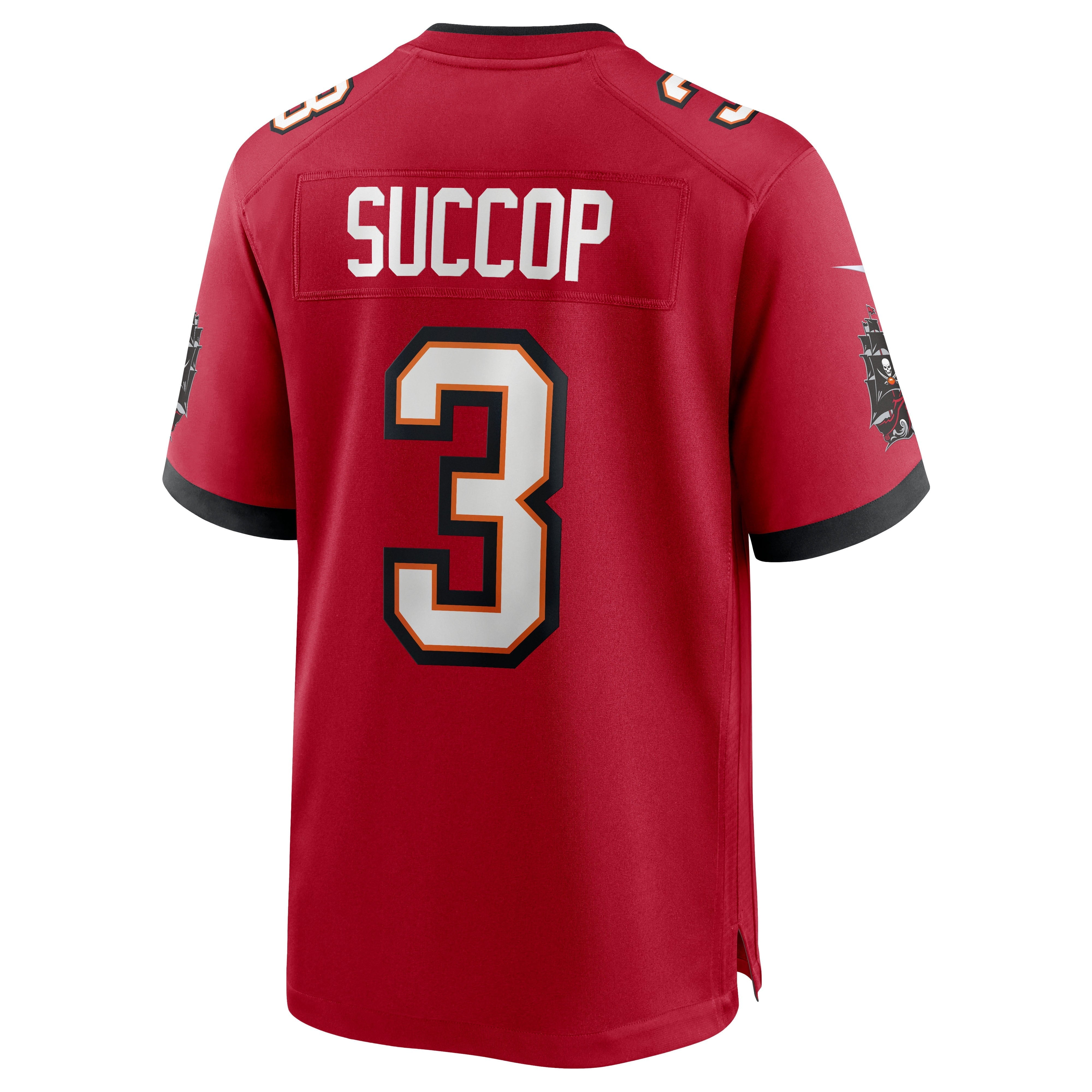 Men's Nike Ryan Succop Red Tampa Bay Buccaneers Team Game Jersey - vstockx