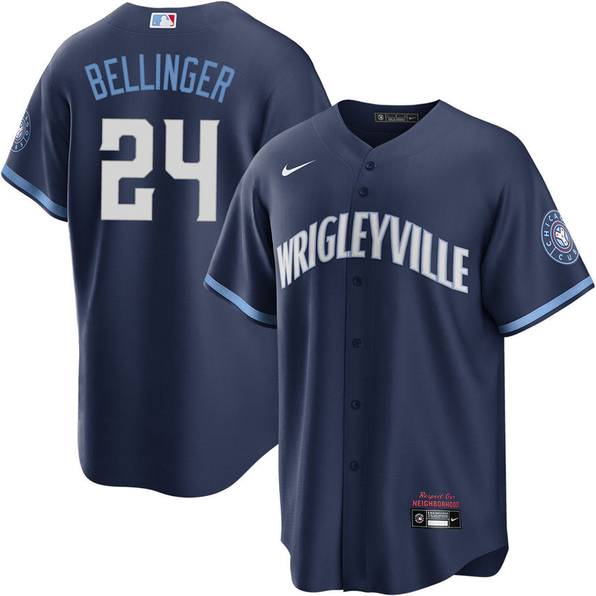 Men's Cody Bellinger Chicago Cubs Navy City Connect Premium Replica Player Jersey - vstockx