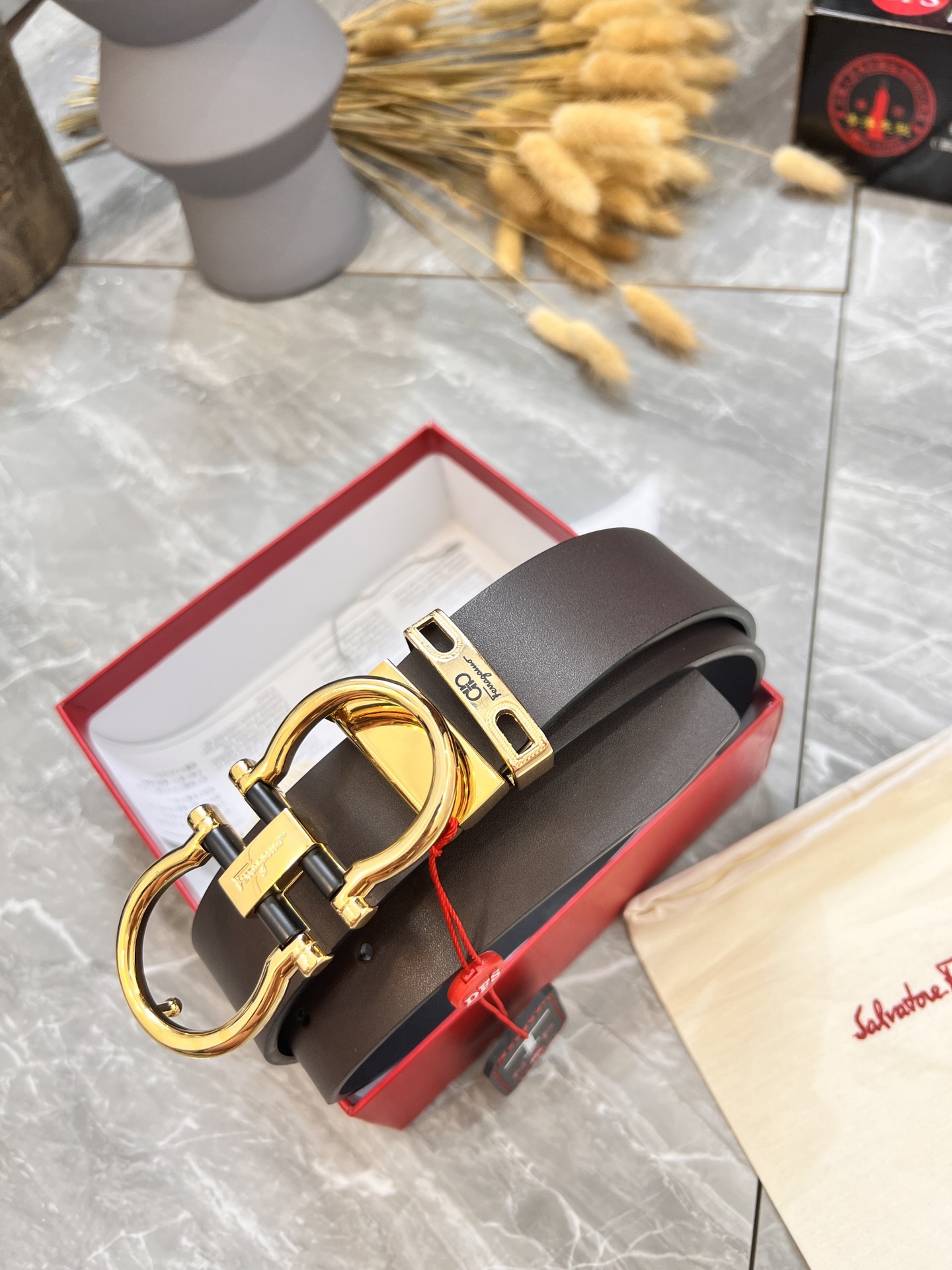 Streetwear Belt Ferragamo 319947 size:3.5cm - vstockx