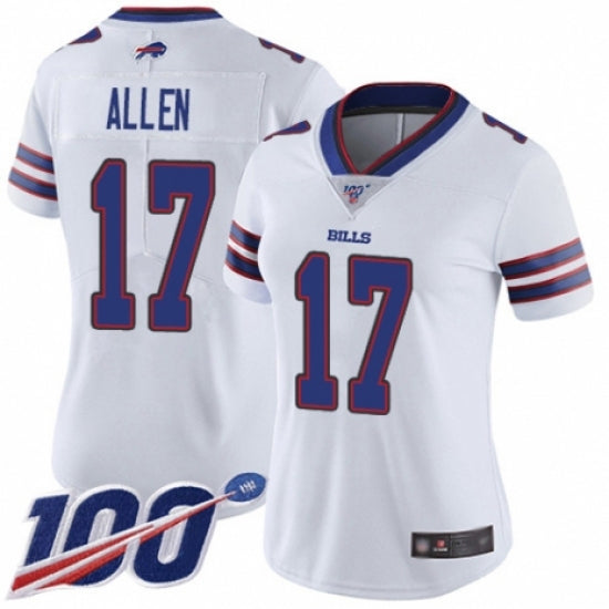 Women's Buffalo Bills Josh Allen Game Vapor Jersey White - vstockx