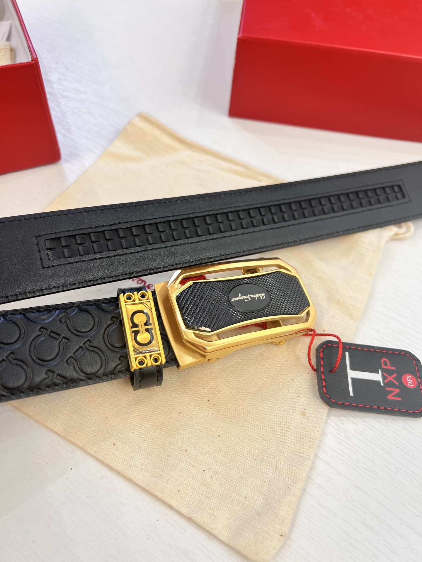 Streetwear Belt Ferragamo 320346 size:3.5cm - vstockx