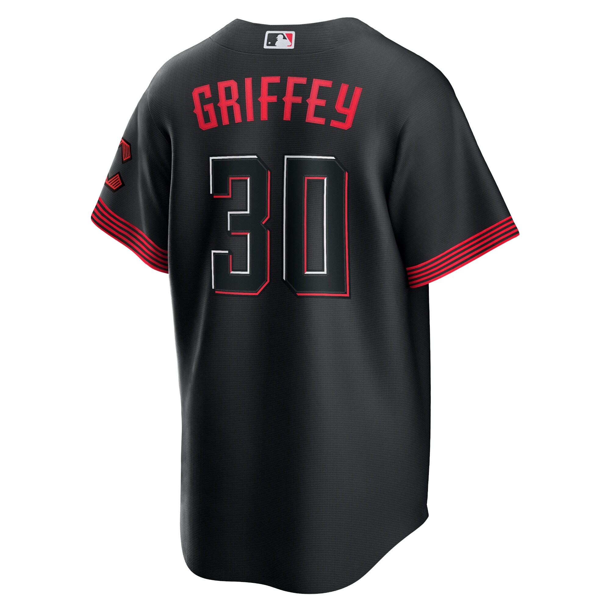 Ken Griffey Jr. Cincinnati Reds Nike 2023 City Connect Replica Player Jersey - Black - vstockx