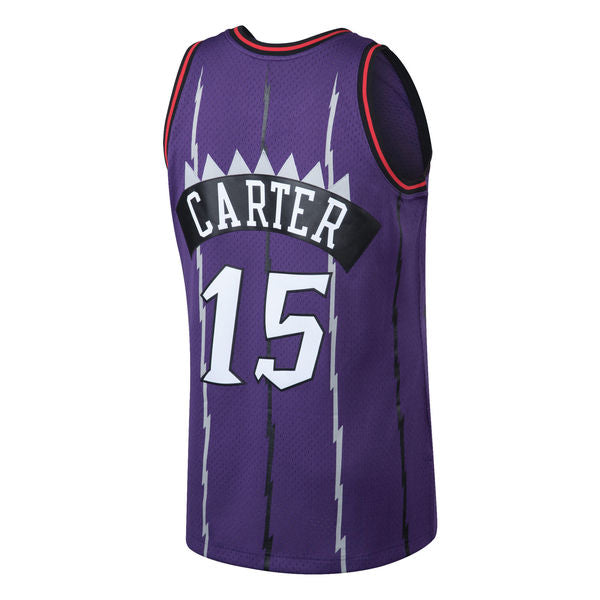 Men's Vince Carter Toronto Raptors Mitchell & Ness 1998-99 Hardwood Classics Swingman Jersey - Purple - vstockx