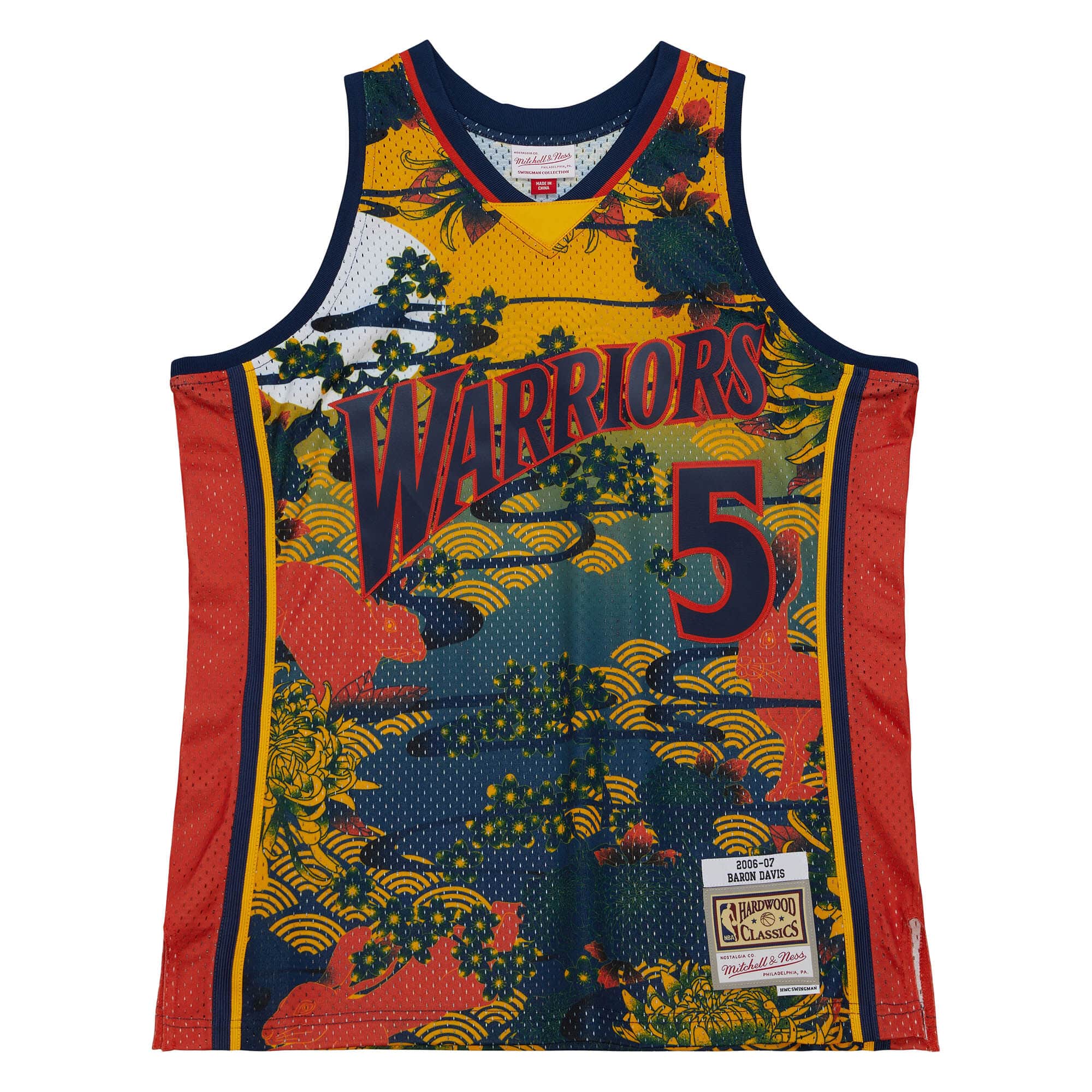 Asian Heritage Swingman Baron Davis Golden State Warriors 2006-07 Jersey 5.0 - vstockx
