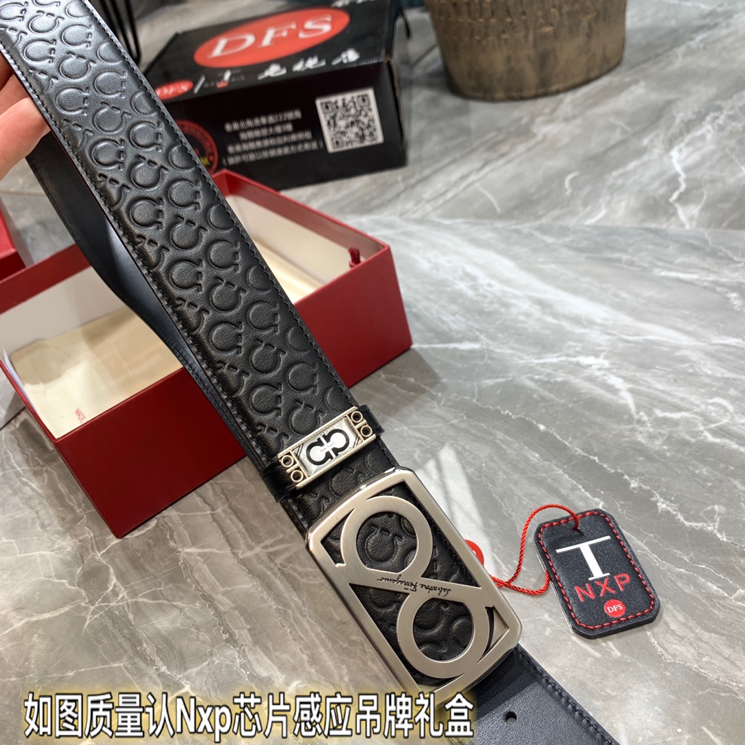 Streetwear Belt Ferragamo 319395 size:3.5cm - vstockx