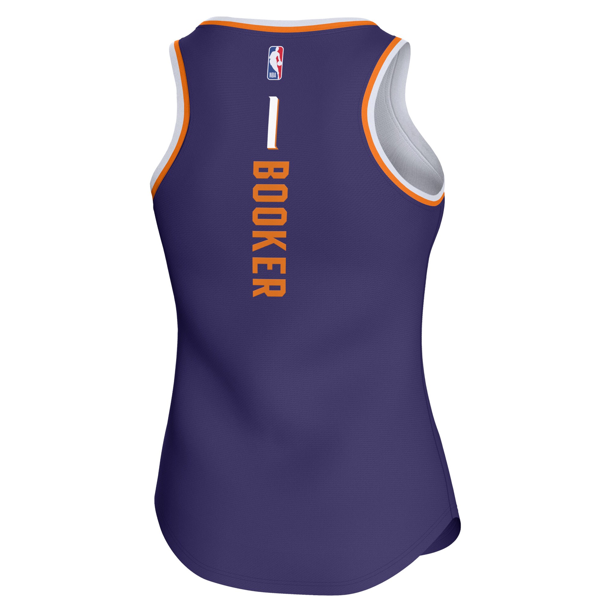 Devin Booker Phoenix Suns Fanatics Branded Women's Fast Break Player Jersey - Icon Edition - Purple - vstockx