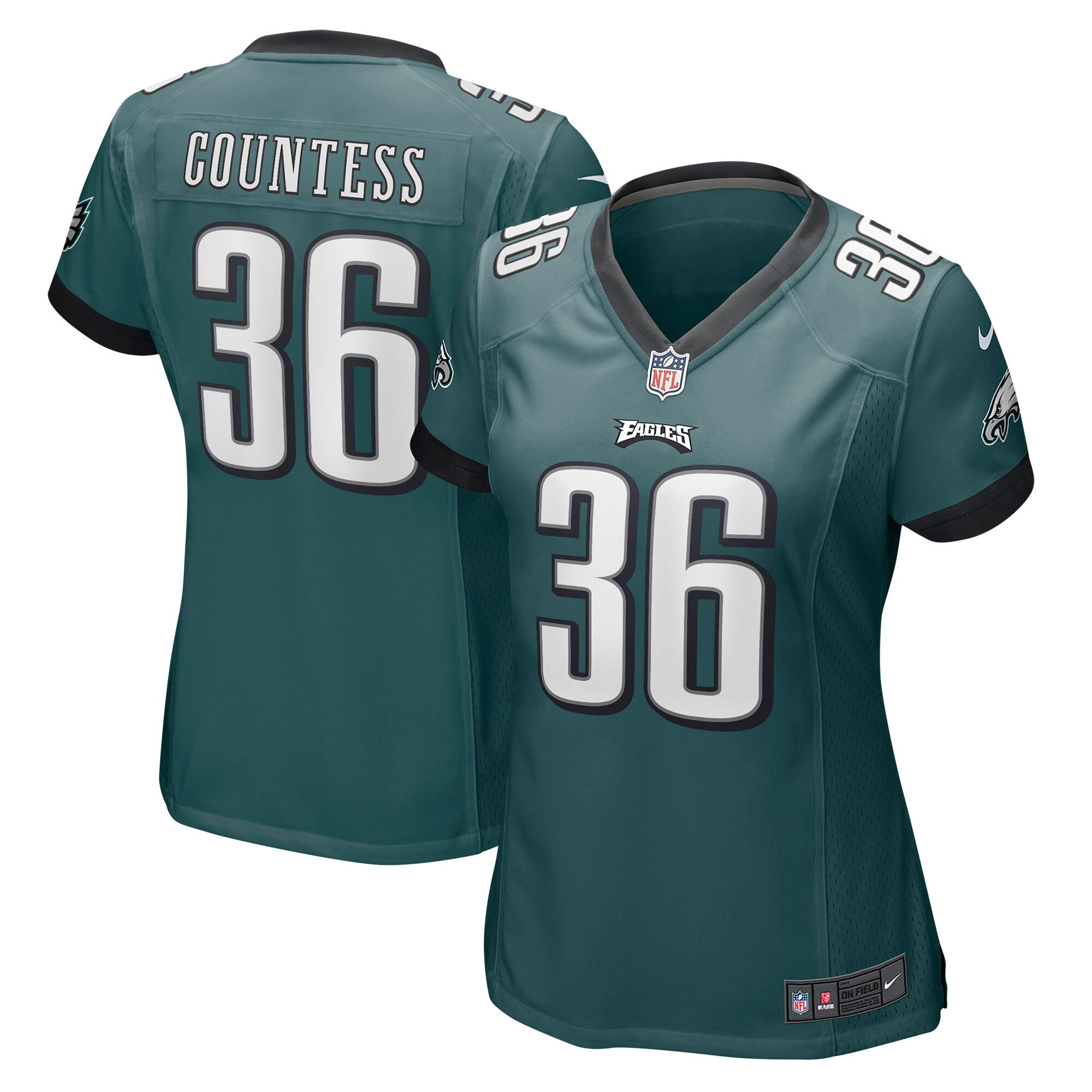 Blake Countess Philadelphia Eagles Nike Women's Game Jersey - Midnight Green - vstockx