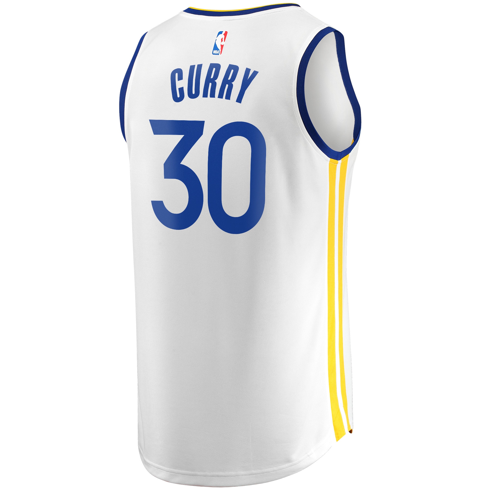 Stephen Curry Golden State Warriors Fanatics Branded 2022/23 Fast Break Replica Player Jersey - Association Edition - White - vstockx
