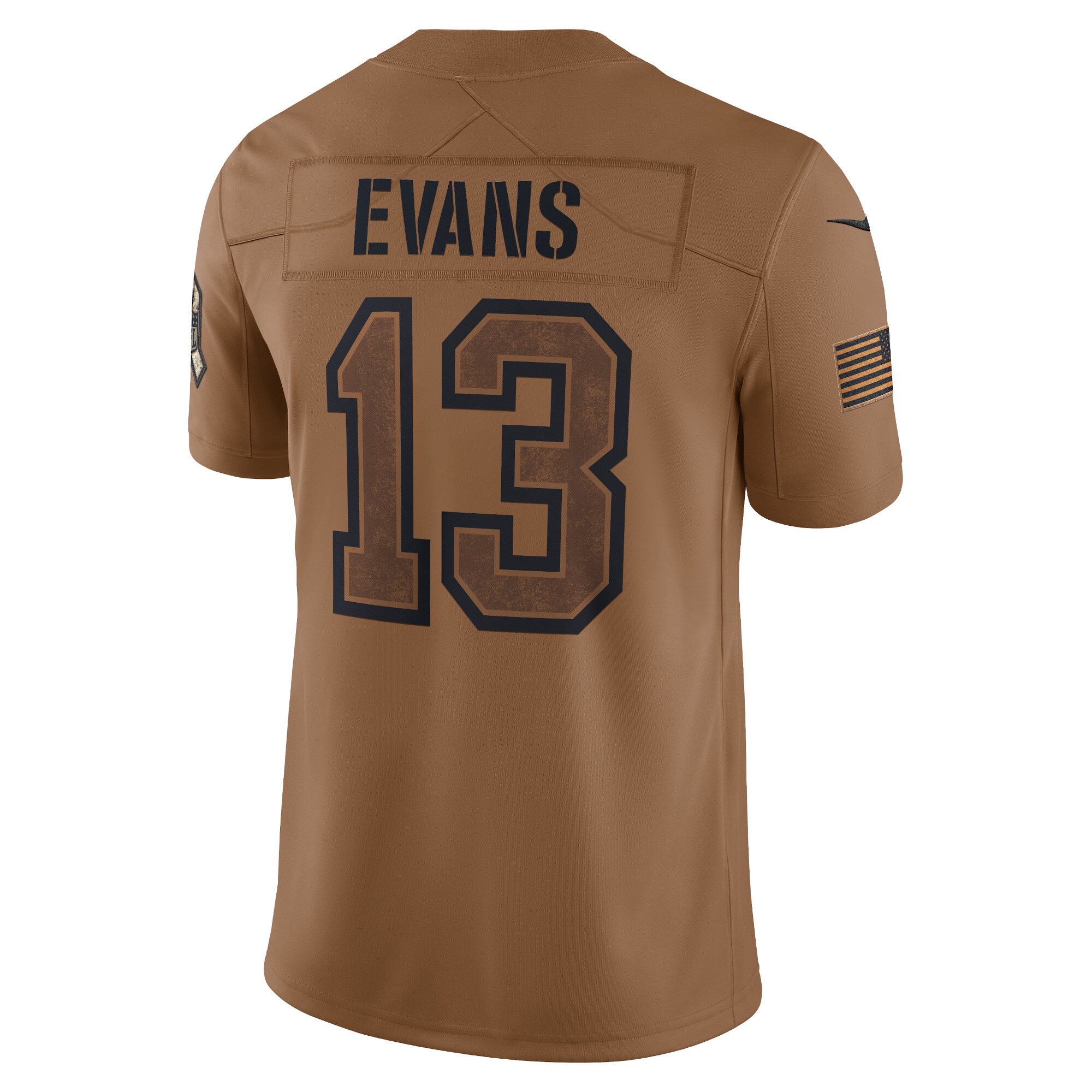 Mike Evans Tampa Bay Buccaneers Nike 2023 Salute To Service Limited Jersey - Brown - vstockx