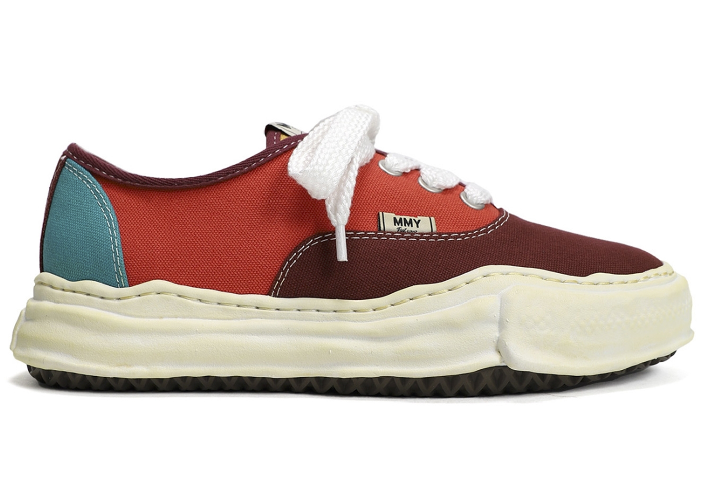Maison Mihara Yasuhiro Baker OD OG Sole Canvas Low Orange - vstockx