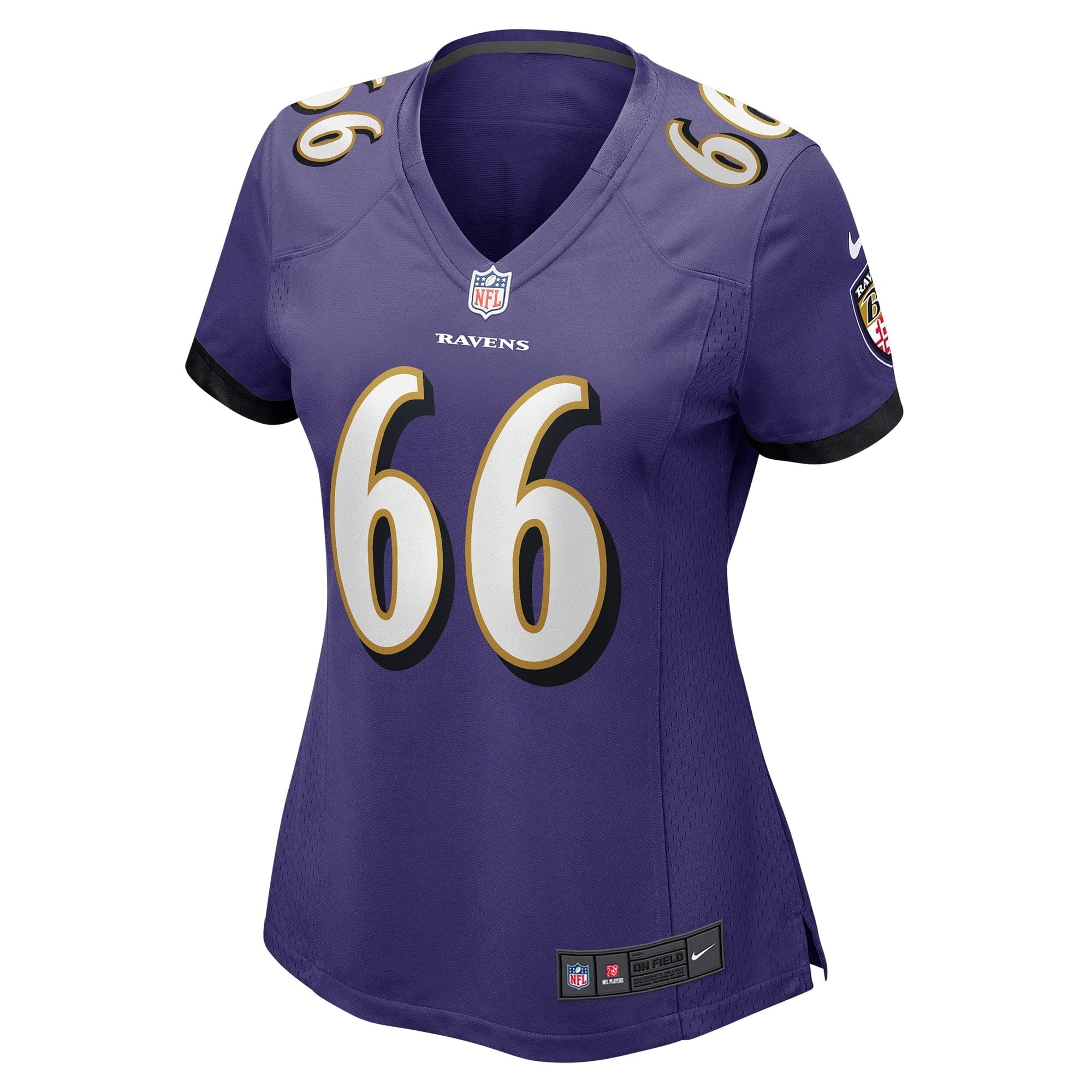 Women's Nike Ben Cleveland Purple Baltimore Ravens Game Jersey - vstockx