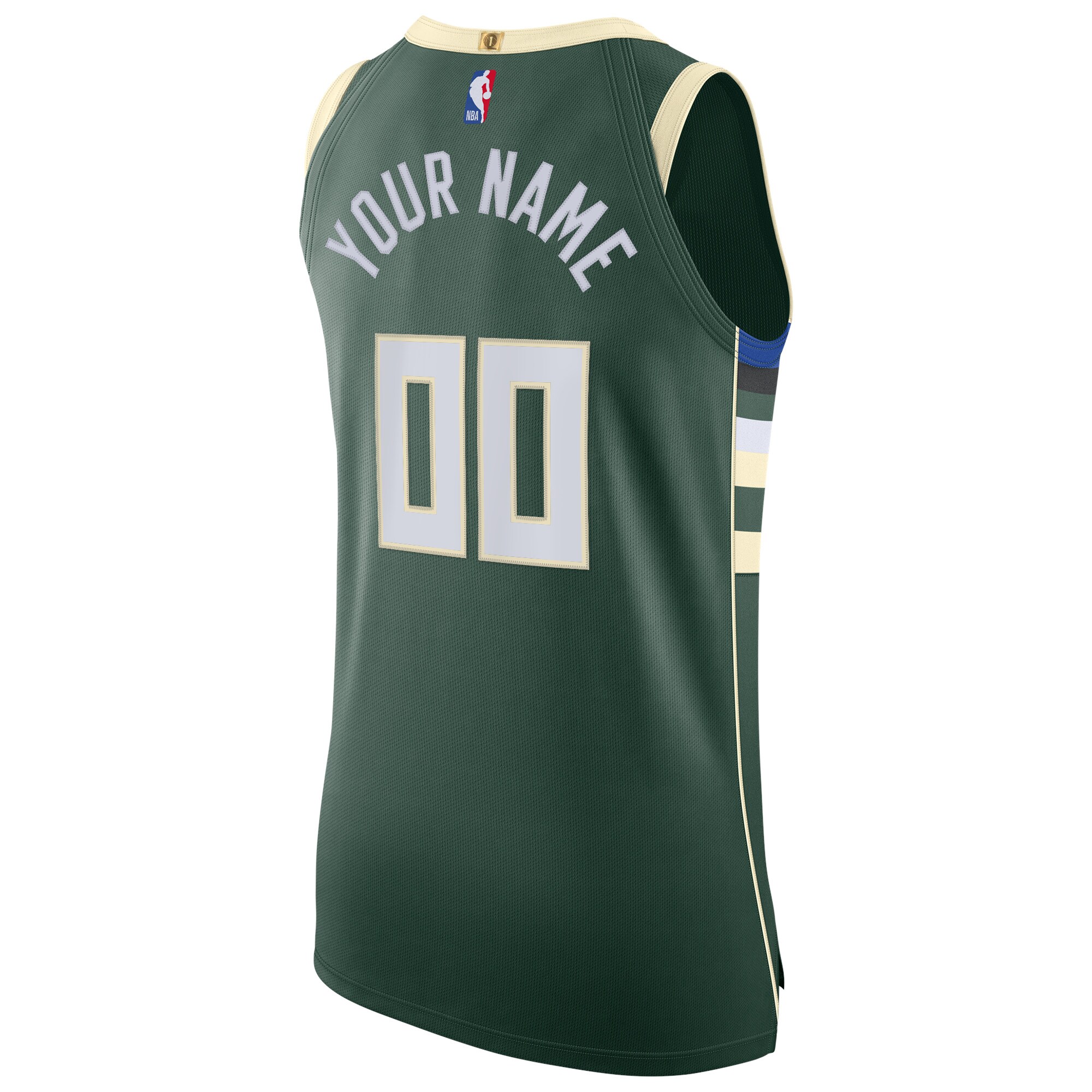 Milwaukee Bucks Nike Authentic Custom Jersey Green - Icon Edition - vstockx