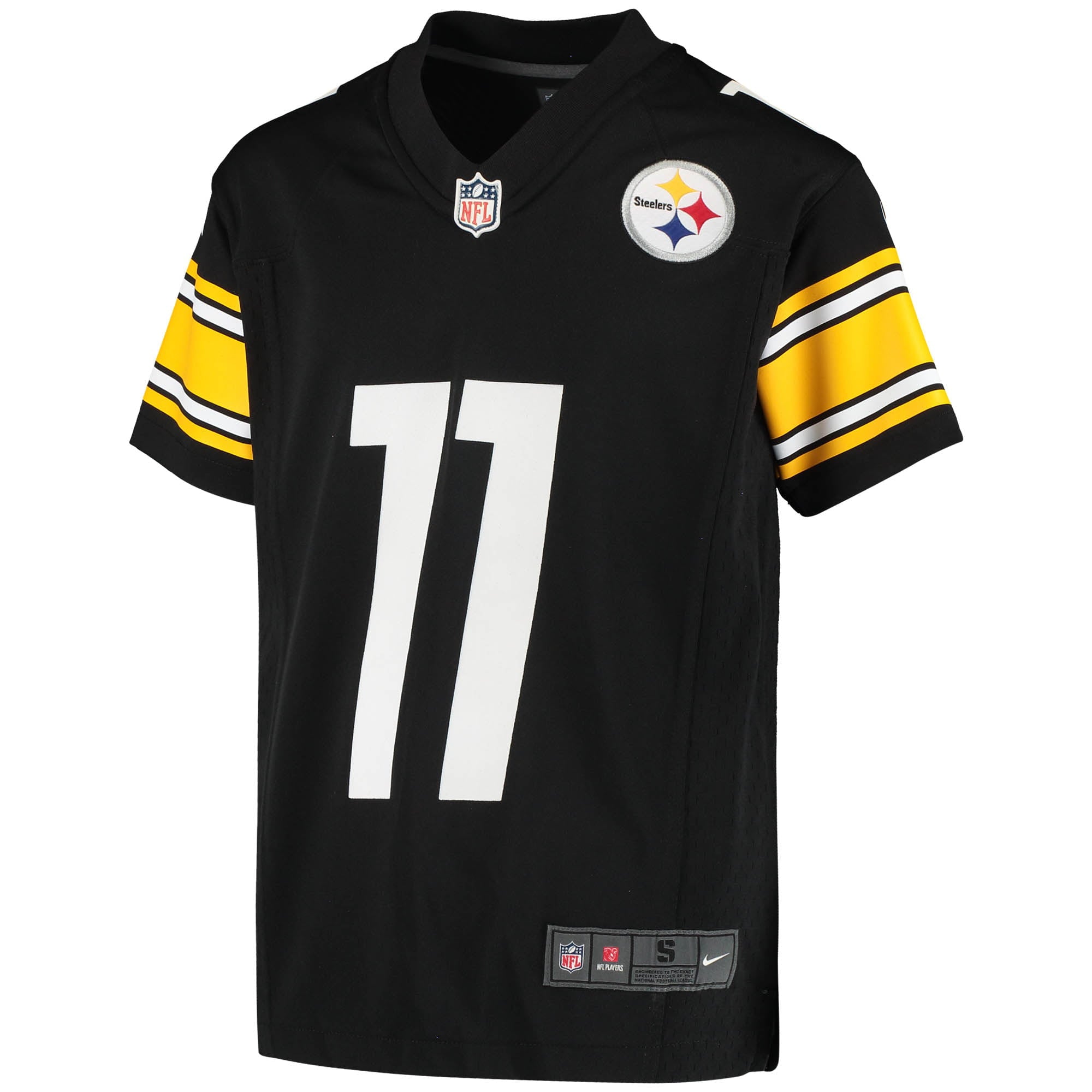 Youth Nike Chase Claypool Black Pittsburgh Steelers Game Jersey - vstockx