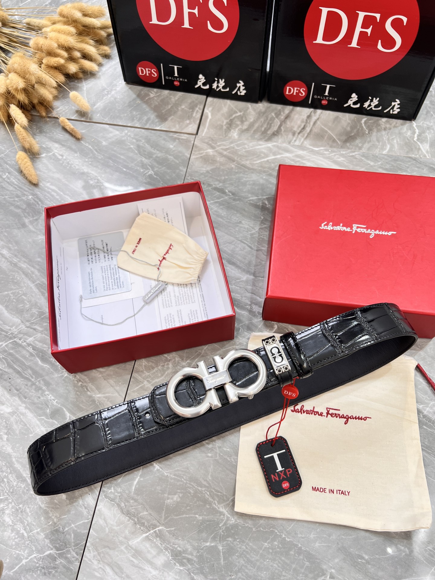 Streetwear Belt Ferragamo 319965 size:3.5cm - vstockx