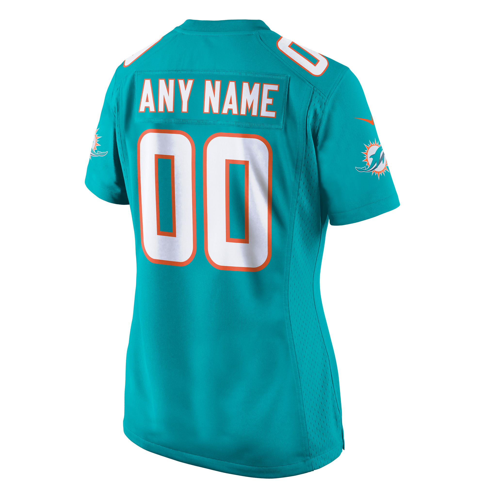 Miami Dolphins Nike Women's Custom Game Jersey - Aqua - vstockx
