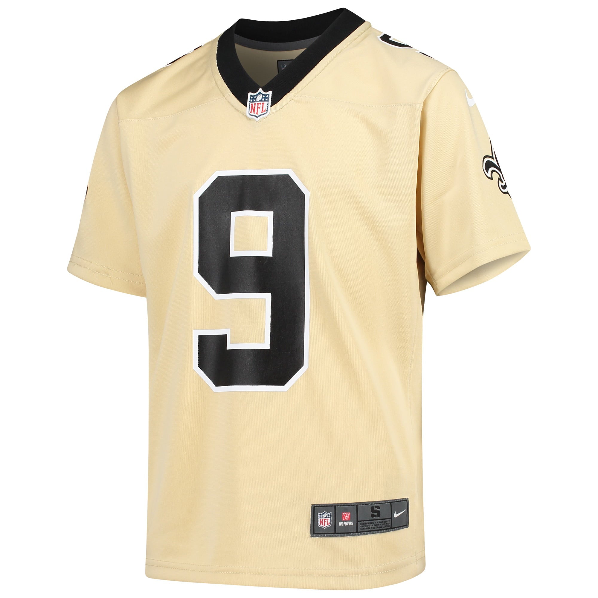 Youth Nike Drew Brees Gold New Orleans Saints Inverted Game Jersey - vstockx