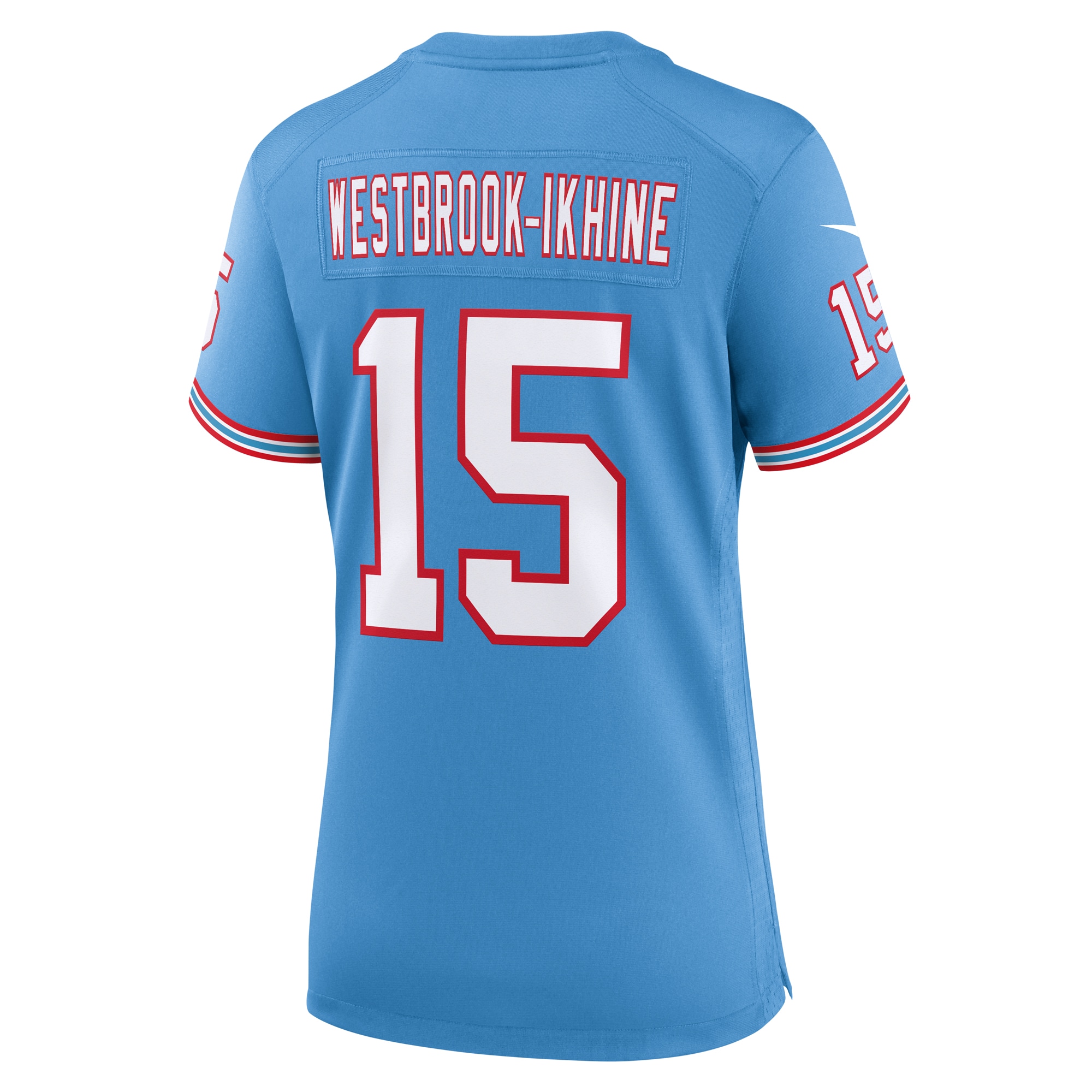 Nick Westbrook-Ikhine Tennessee Titans Nike Women's Oilers Throwback Player Game Jersey - Light Blue - vstockx