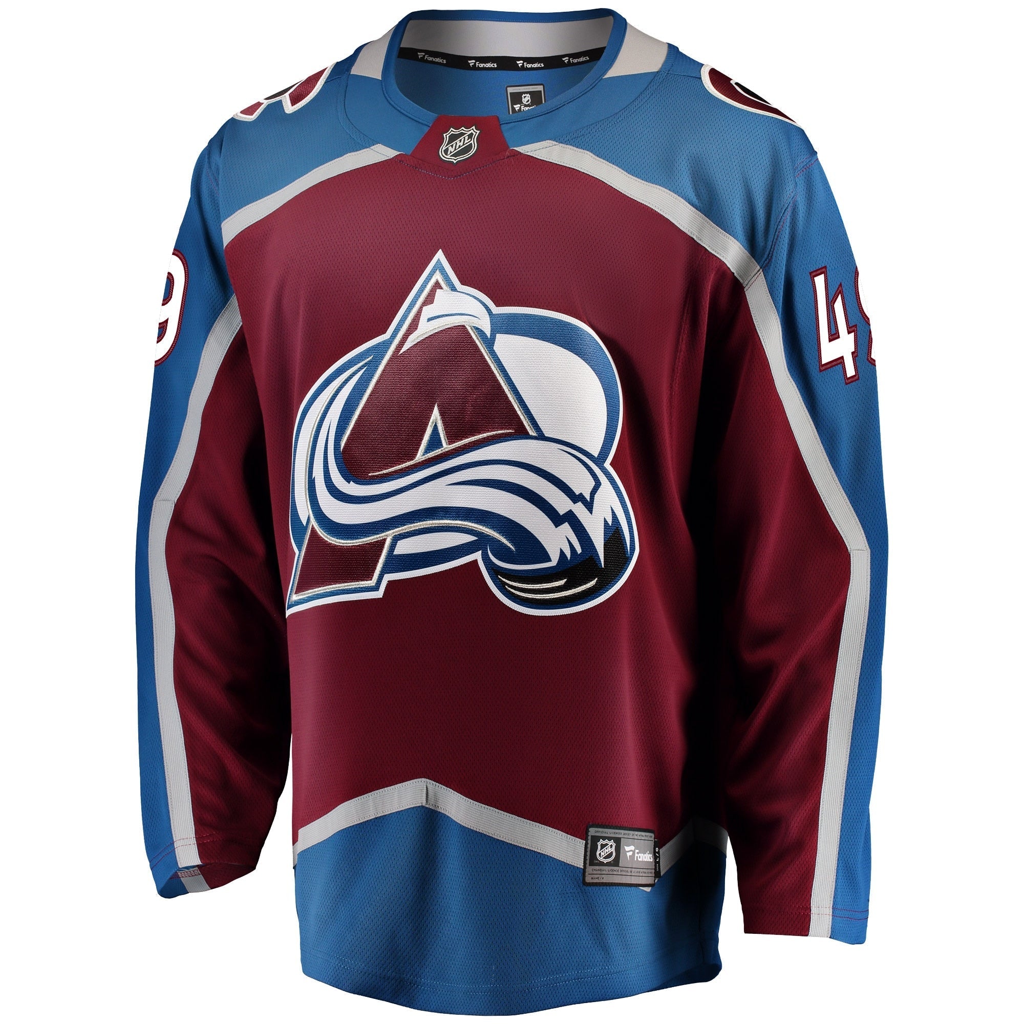 Men's Fanatics Branded Samuel Girard Burgundy Colorado Avalanche Breakaway Player Jersey - vstockx