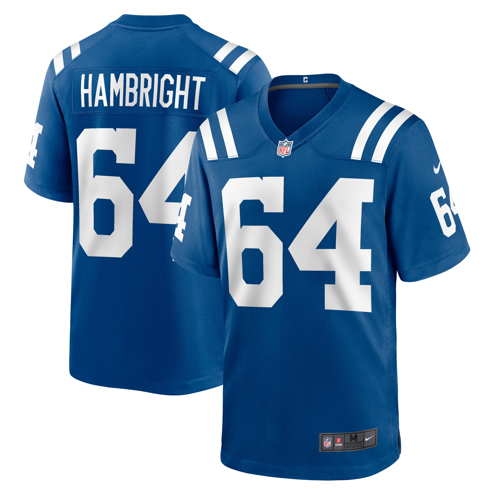 Arlington Hambright Indianapolis Colts Nike Game Player Jersey - Royal - vstockx
