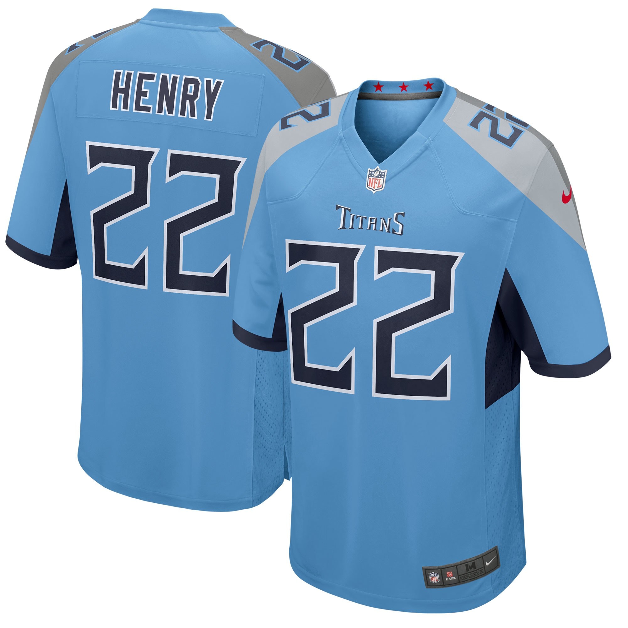 Derrick Henry Tennessee Titans Nike Youth Game Jersey - Light Blue - vstockx