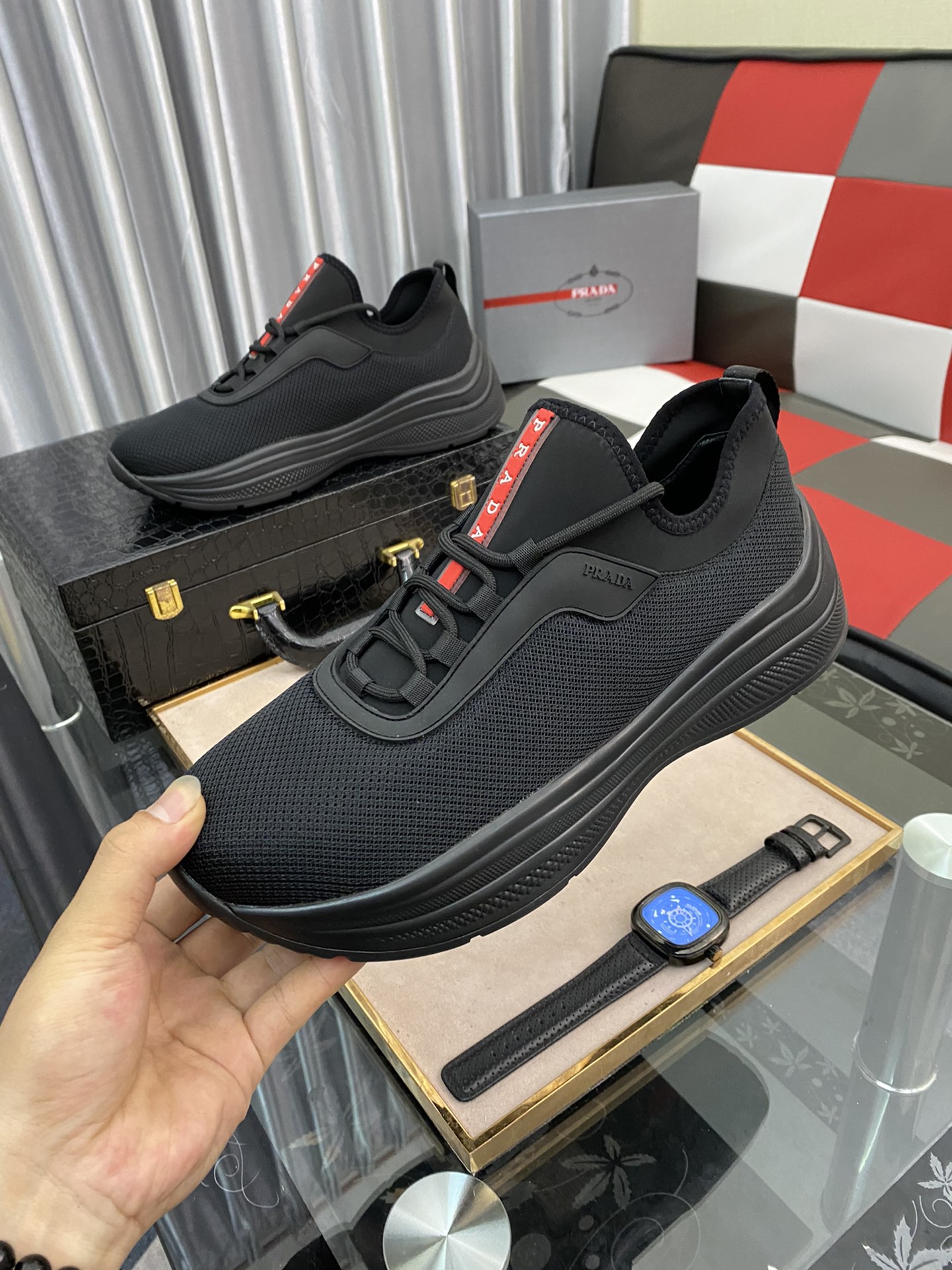Prada Polyester Sneaker 1 - vstockx