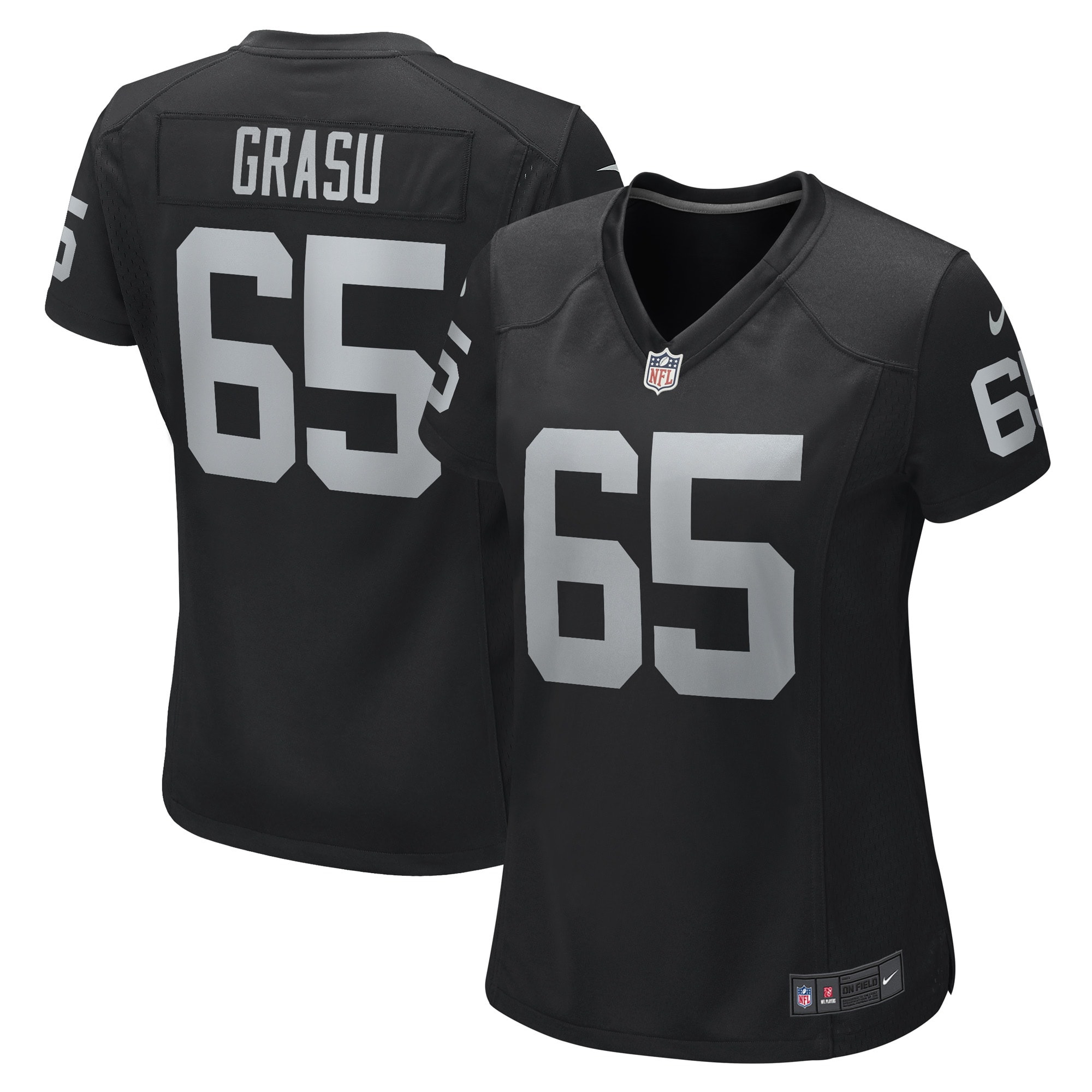 Hroniss Grasu Las Vegas Raiders Nike Women's Game Player Jersey - Black - vstockx