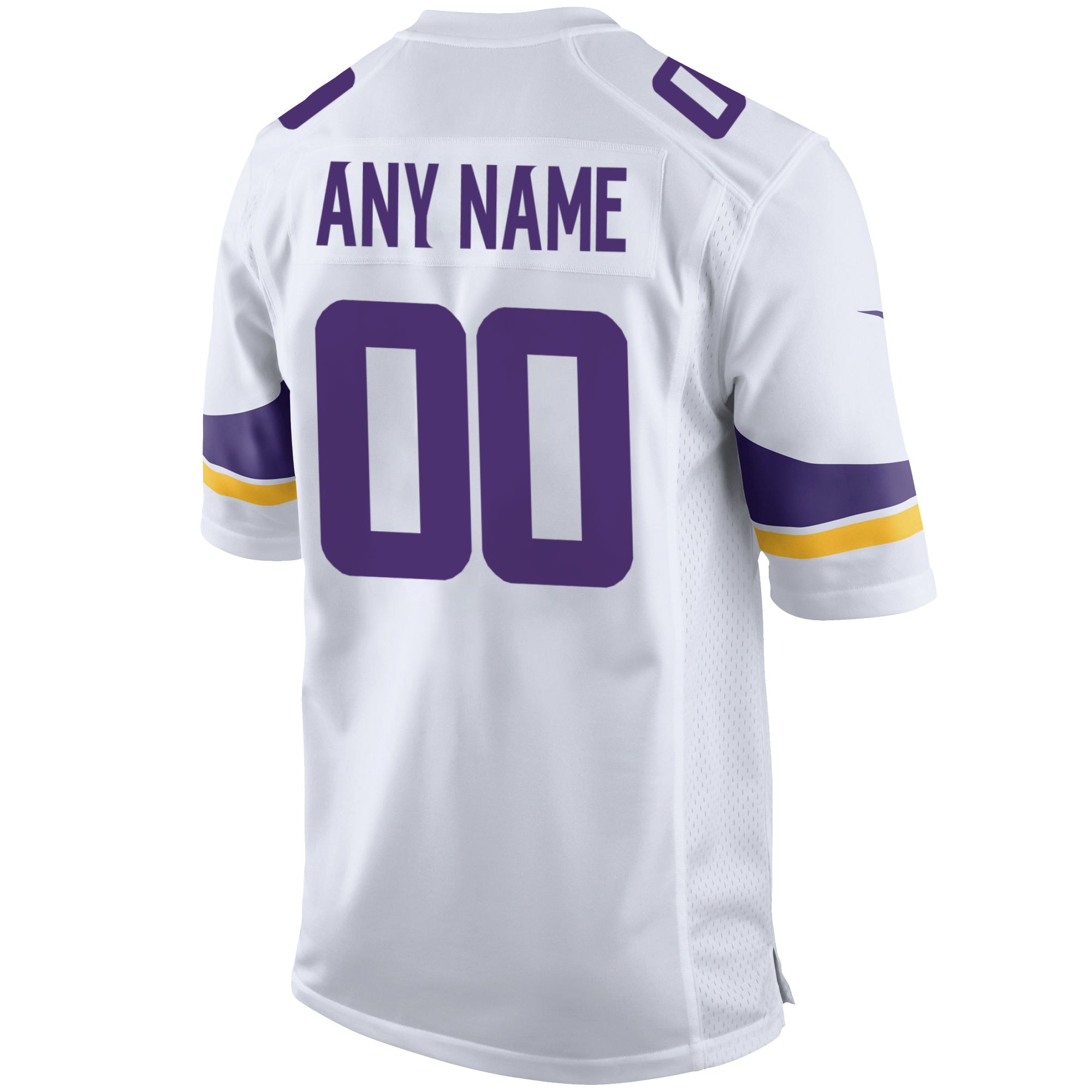 Minnesota Vikings Nike Custom Game Jersey - White - vstockx