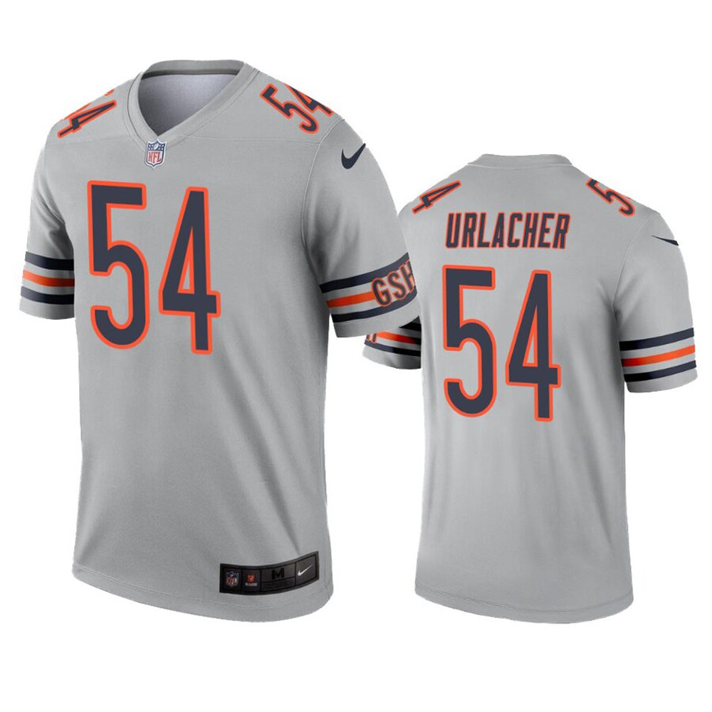 Youth Chicago Bears Brian Urlacher Inverted Legend Jersey - Silver - vstockx