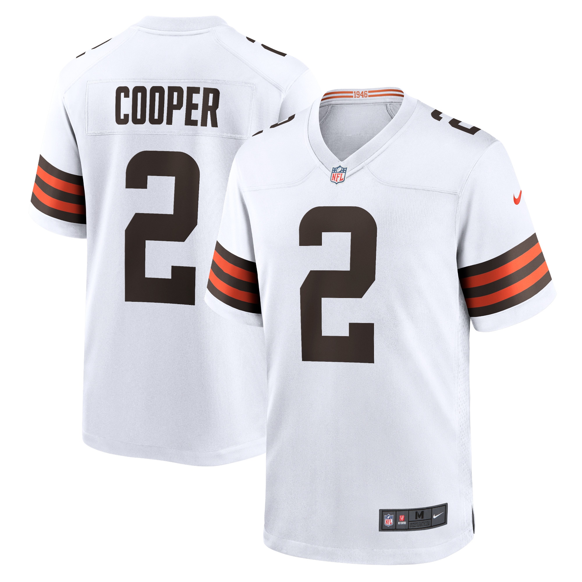 Amari Cooper Cleveland Browns Nike Game Jersey - White - vstockx