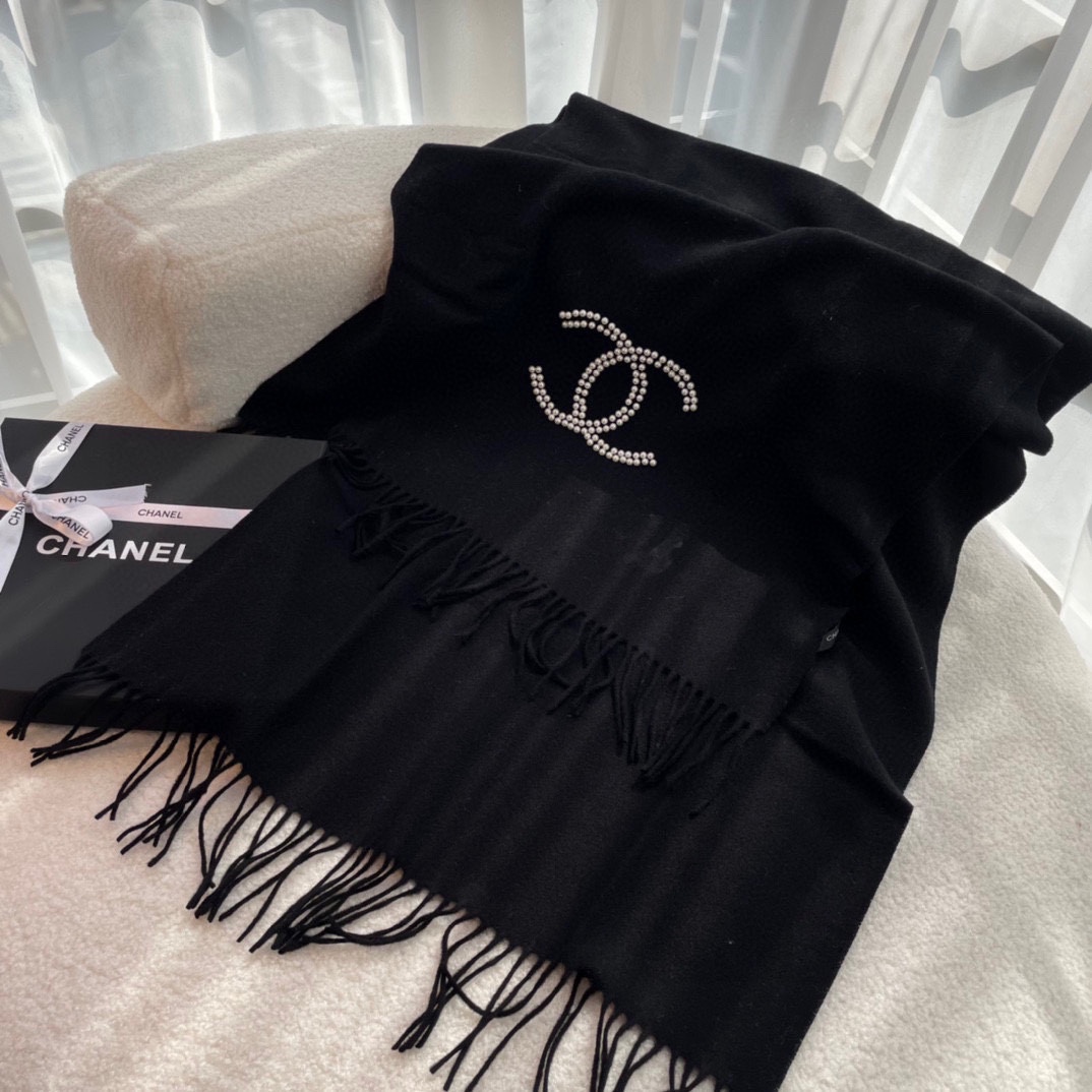 Streetwear Scarf CHANEL 329014 SIZE:70*200cm - vstockx