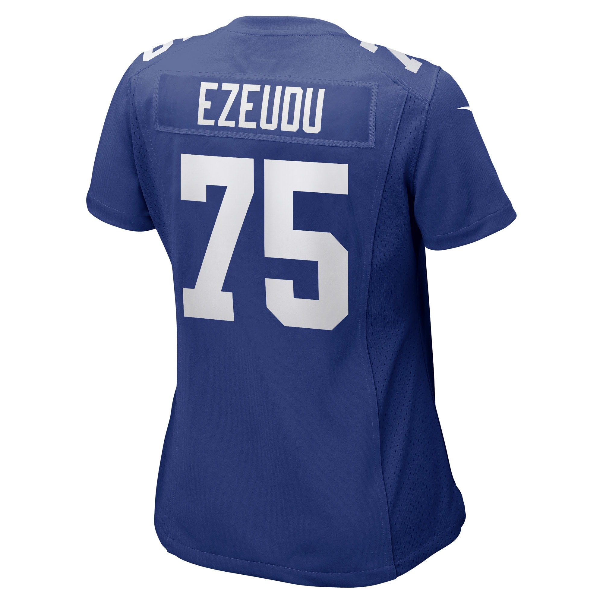 Women's Nike Joshua Ezeudu Royal New York Giants Game Player Jersey - vstockx