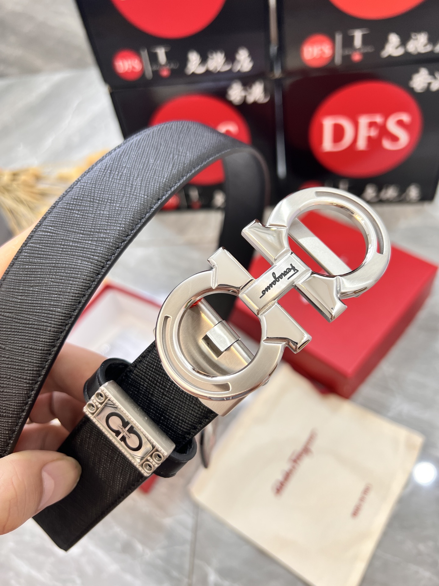 Streetwear Belt Ferragamo 319886 size:3.5cm - vstockx