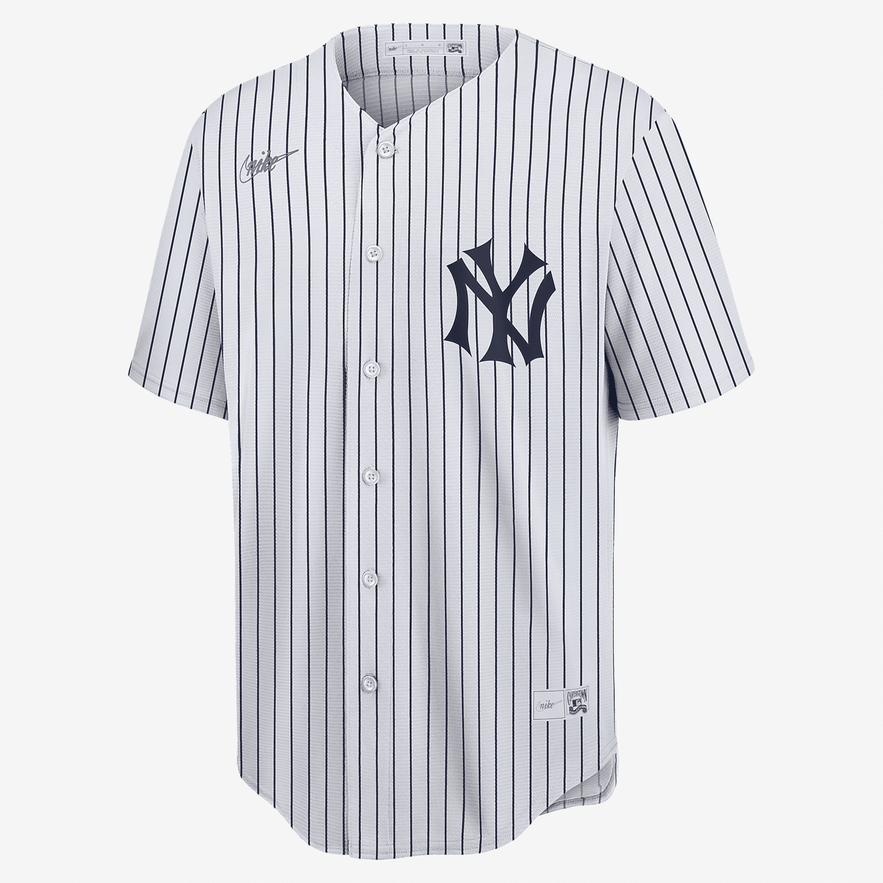 MLB New York Yankees (Lou Gehrig) Men's Cooperstown Baseball Jersey - White - vstockx