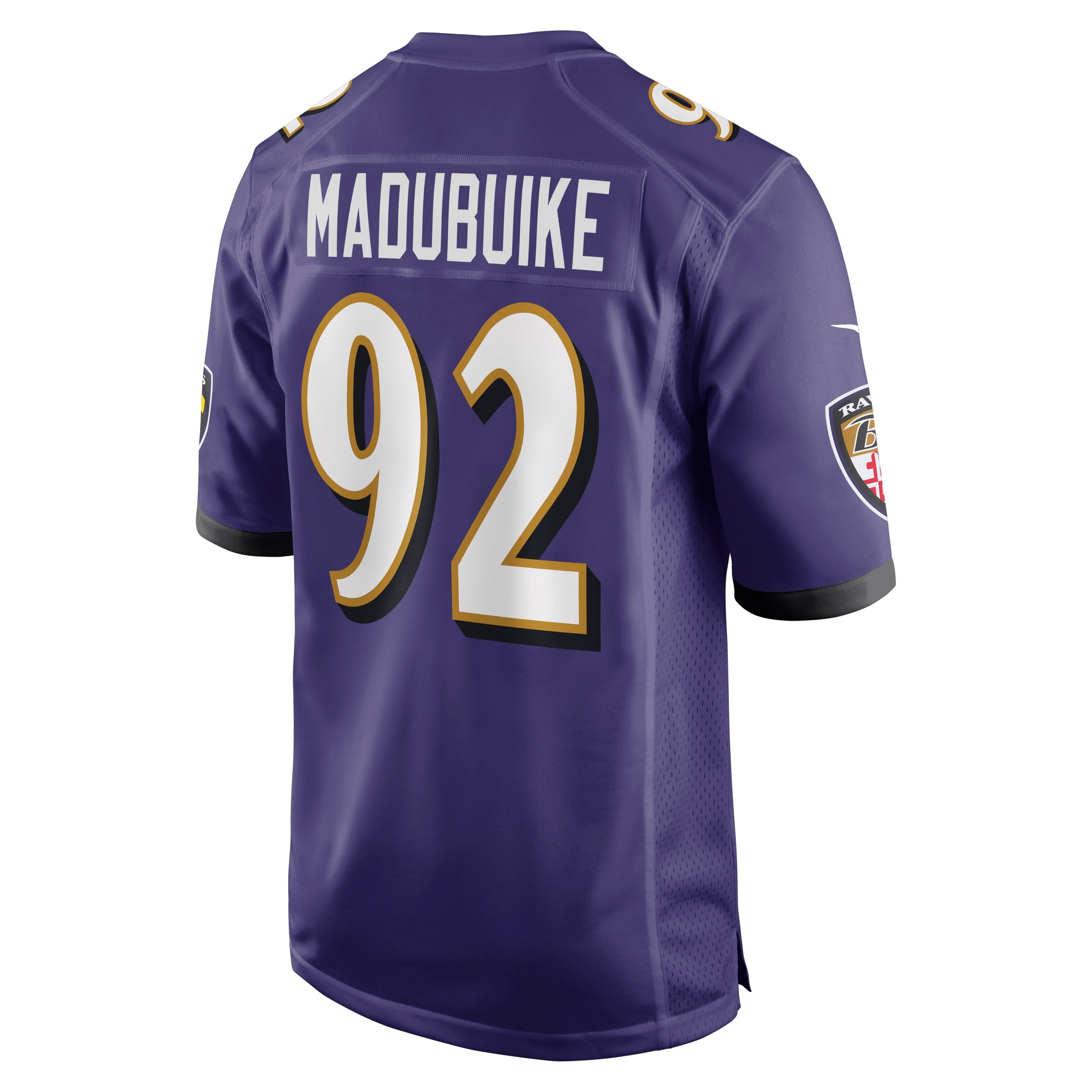 Men's Nike Justin Madubuike Purple Baltimore Ravens Game Player Jersey - vstockx