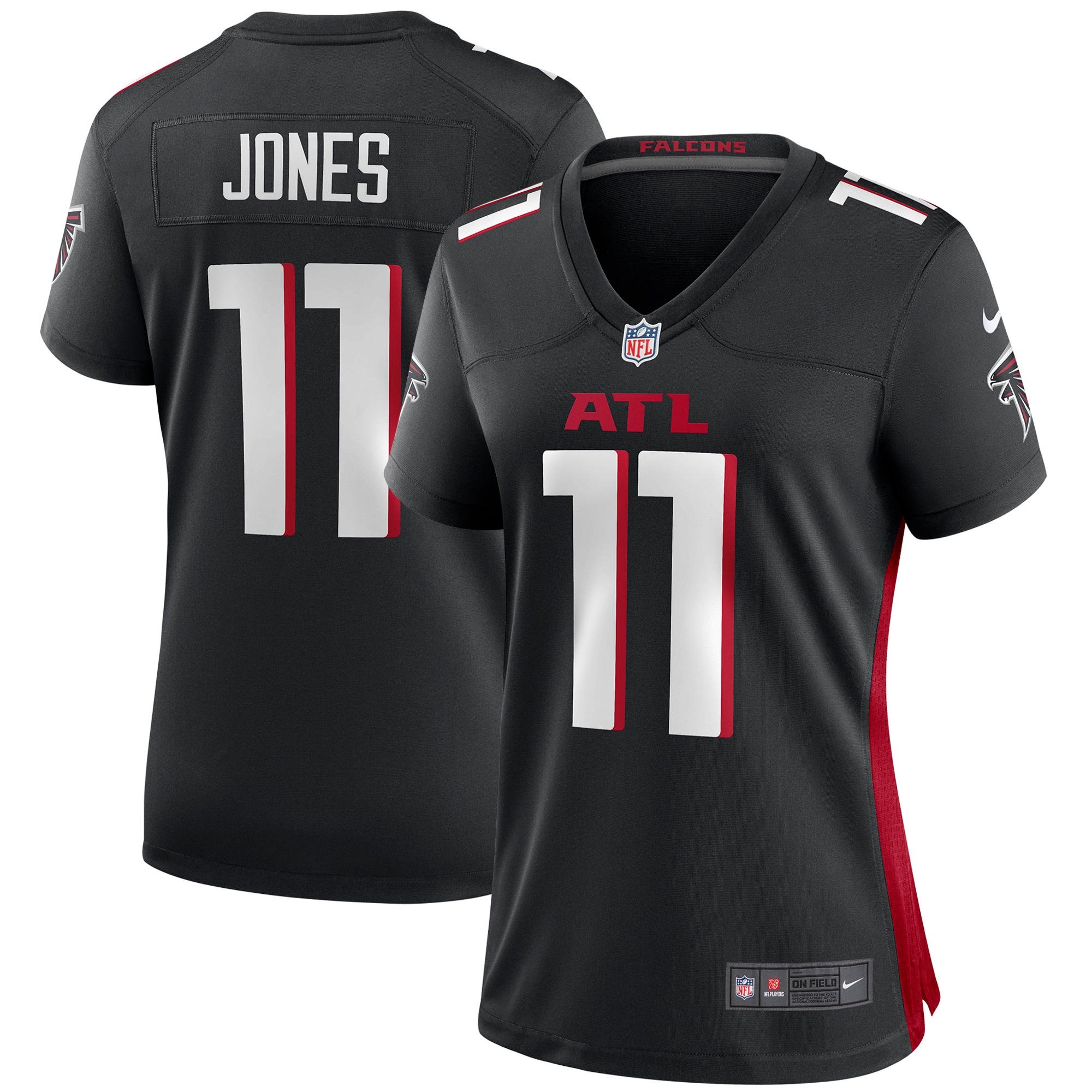 Julio Jones Atlanta Falcons Nike Women's Player Game Jersey - Black - vstockx