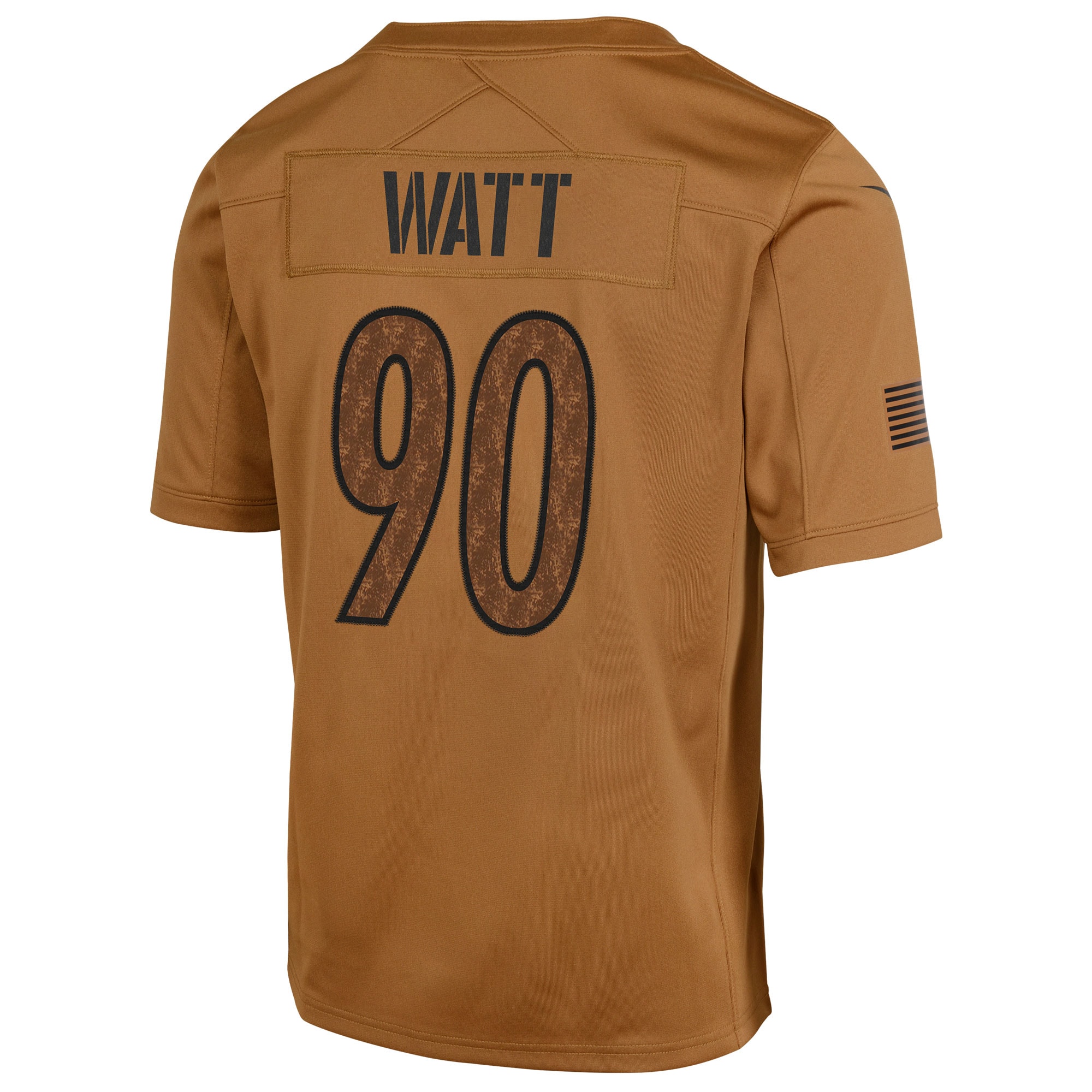 T.J. Watt Pittsburgh Steelers Nike Youth 2023 Salute To Service Limited Jersey - Brown - vstockx