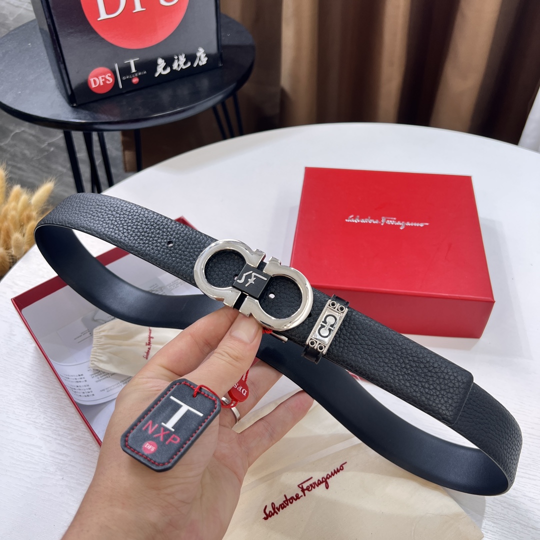 Streetwear Belt Ferragamo 319684 size:3.5cm - vstockx