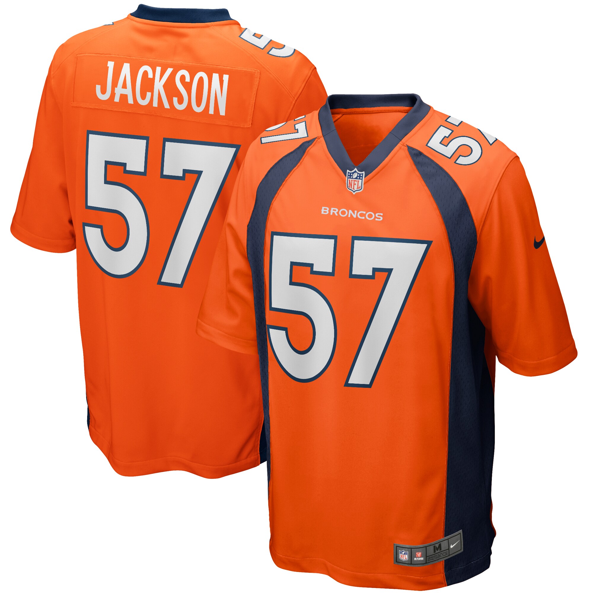 Tom Jackson Denver Broncos Nike Game Retired Player Jersey - Orange - vstockx