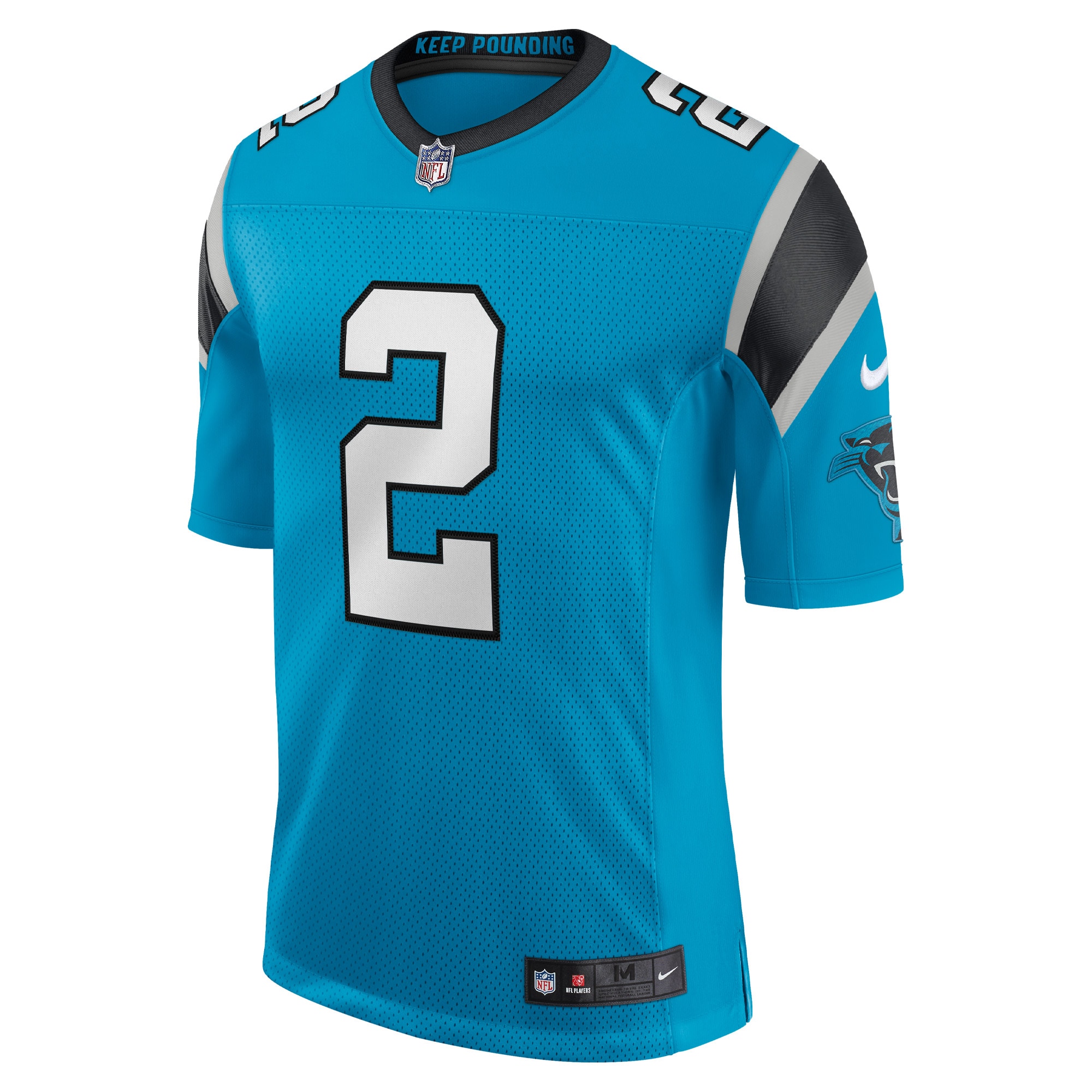 D.J. Moore Carolina Panthers Nike Vapor Limited Jersey - Blue - vstockx