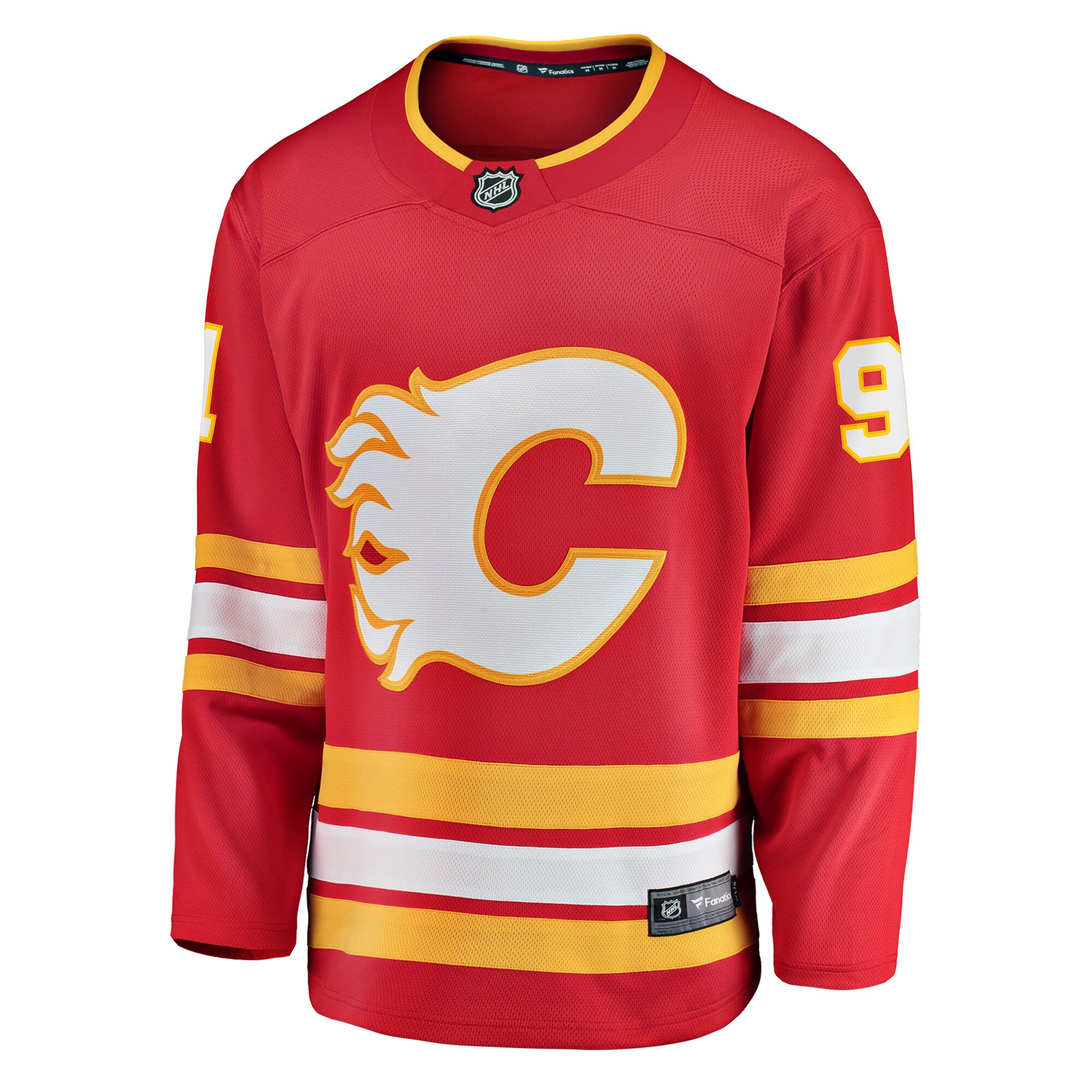 Nazem Kadri Calgary Flames Fanatics Branded Home Breakaway Player Jersey - Red - vstockx
