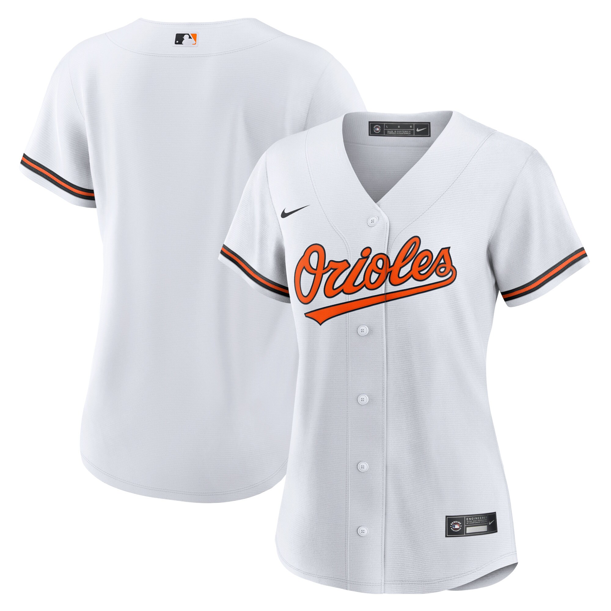 Baltimore Orioles Nike Women's Home Replica Team Jersey - White - vstockx