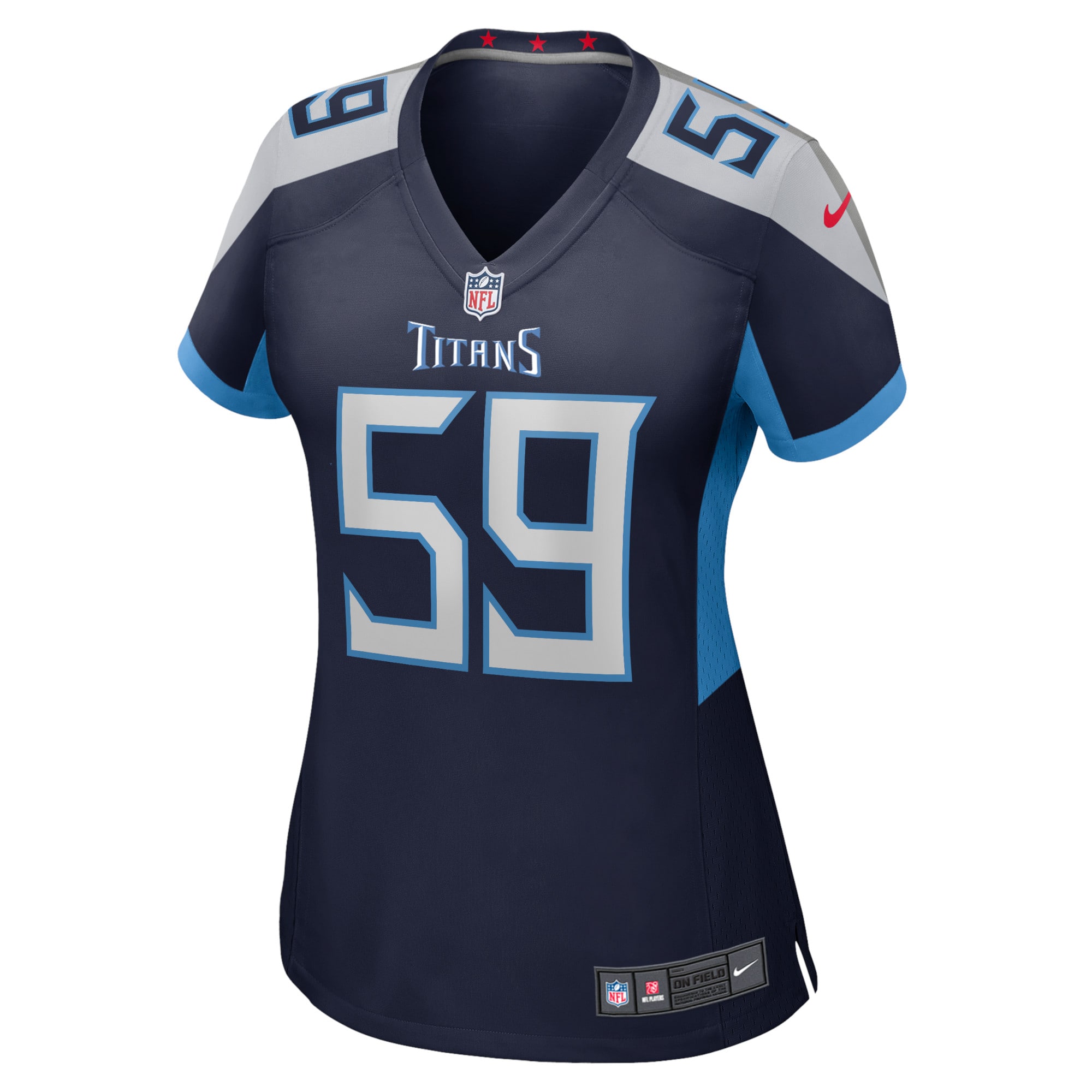 Sam Okuayinonu Tennessee Titans Nike Women's Home Game Player Jersey - Navy - vstockx