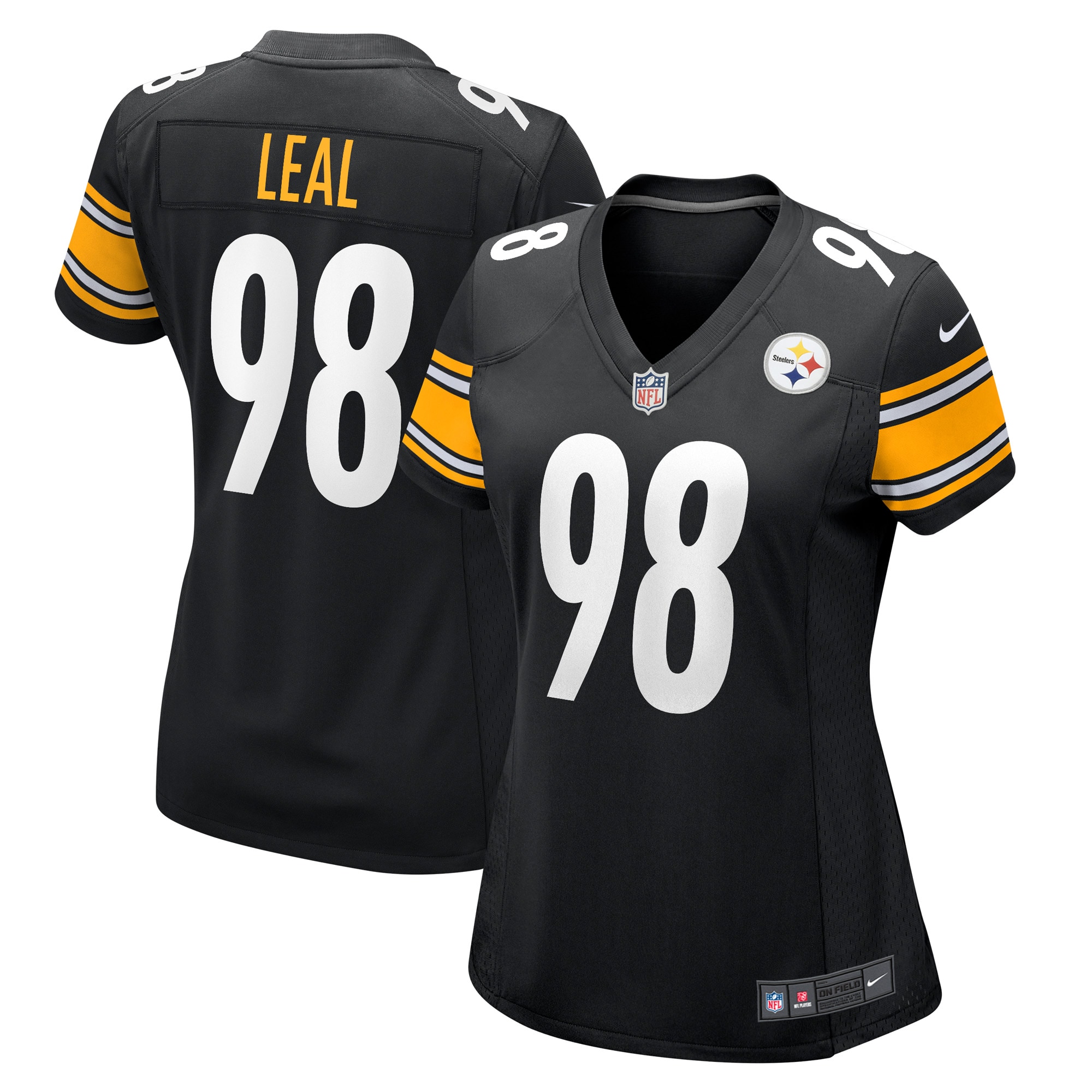 DeMarvin Leal Pittsburgh Steelers Nike Women's Game Player Jersey - Black - vstockx