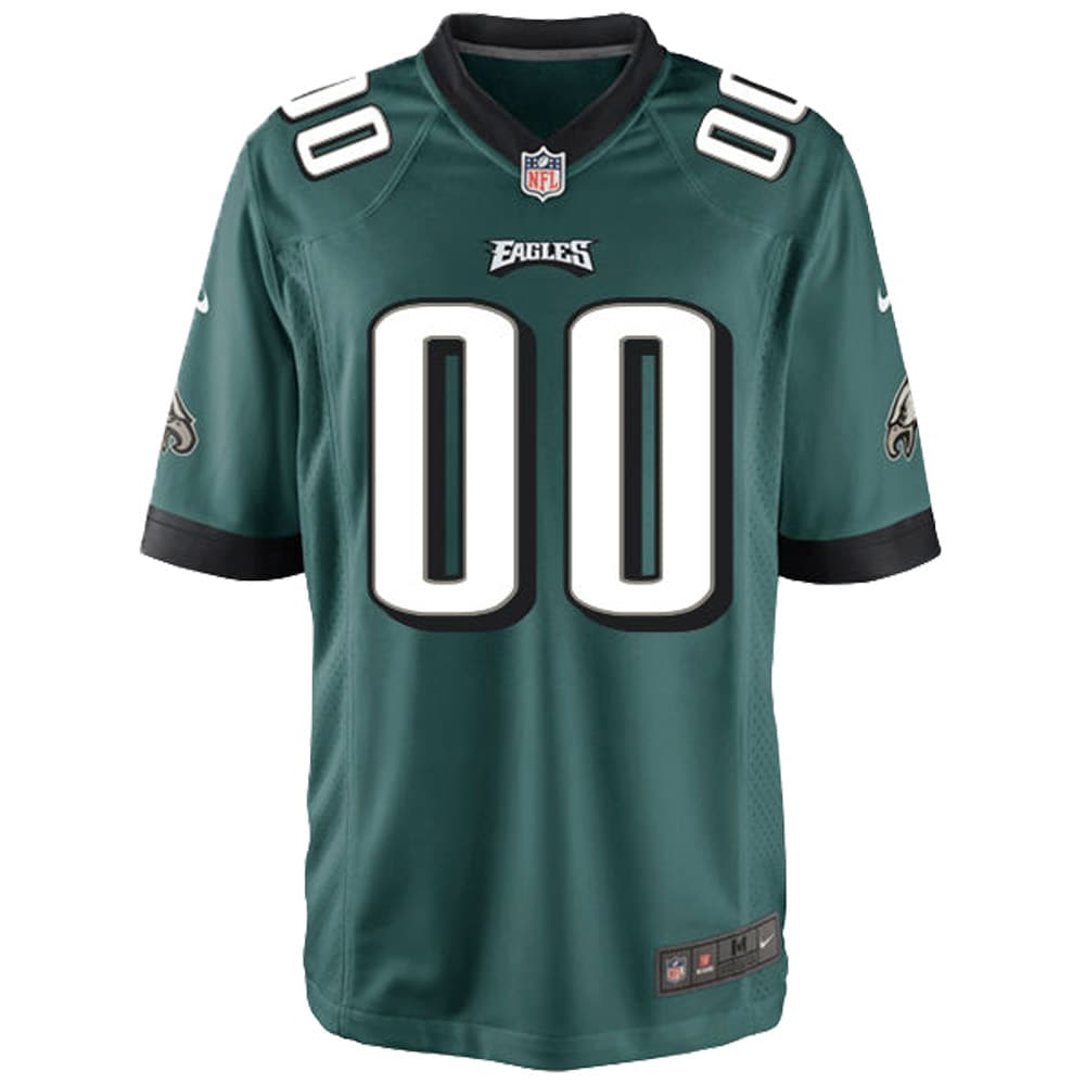 Philadelphia Eagles Nike Youth Custom Game Jersey - Midnight Green - vstockx