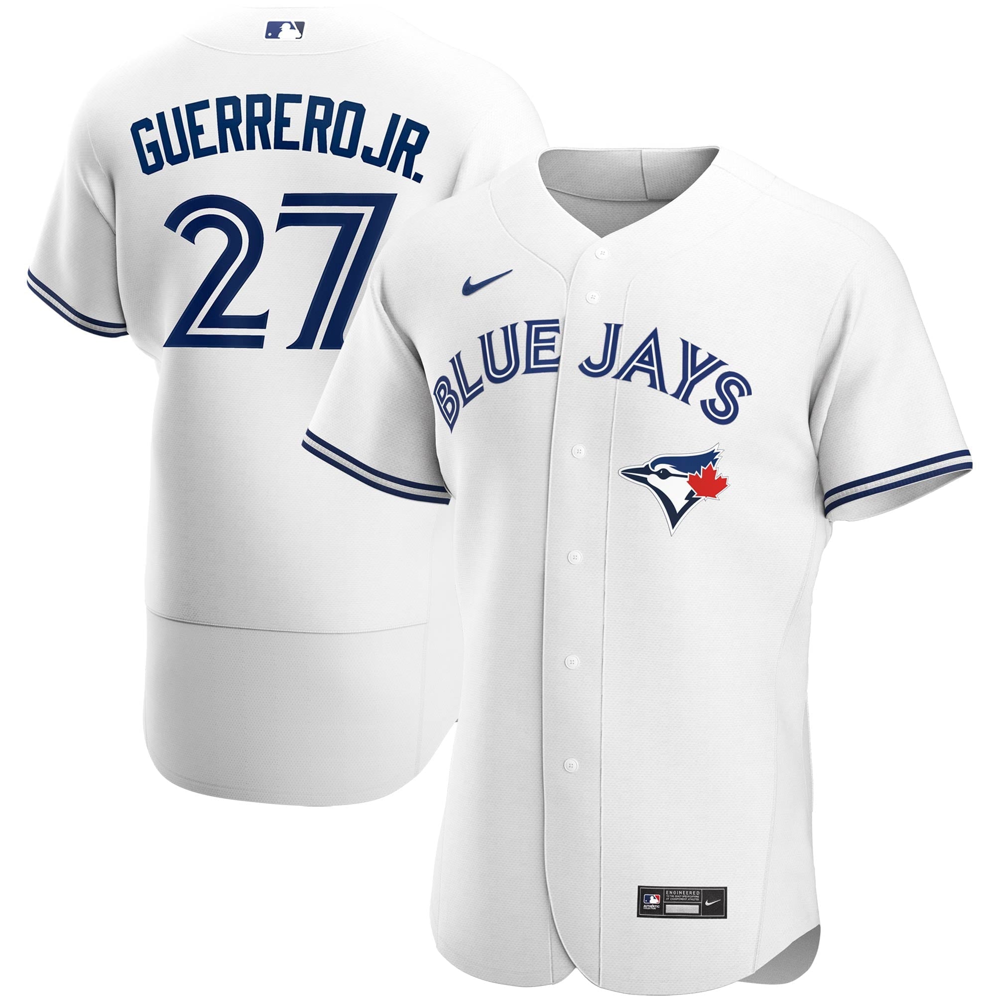 Men's Nike Vladimir Guerrero Jr. White Toronto Blue Jays Home Authentic Player Jersey - vstockx