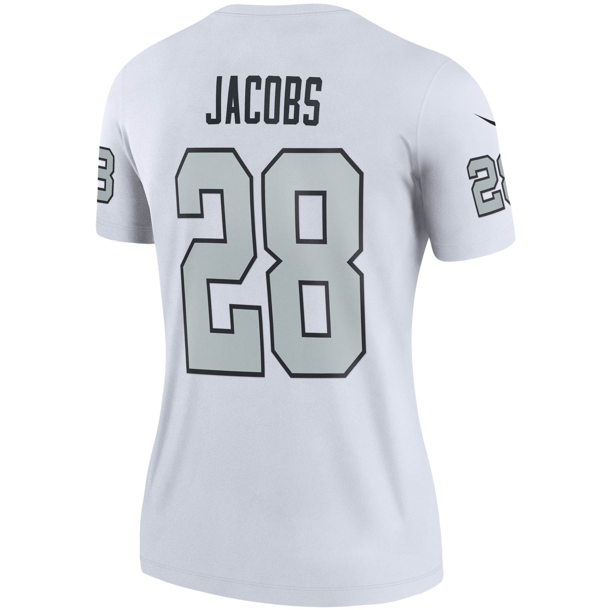 Josh Jacobs Las Vegas Raiders Nike Women's Color Rush Legend Player Jersey - White - vstockx