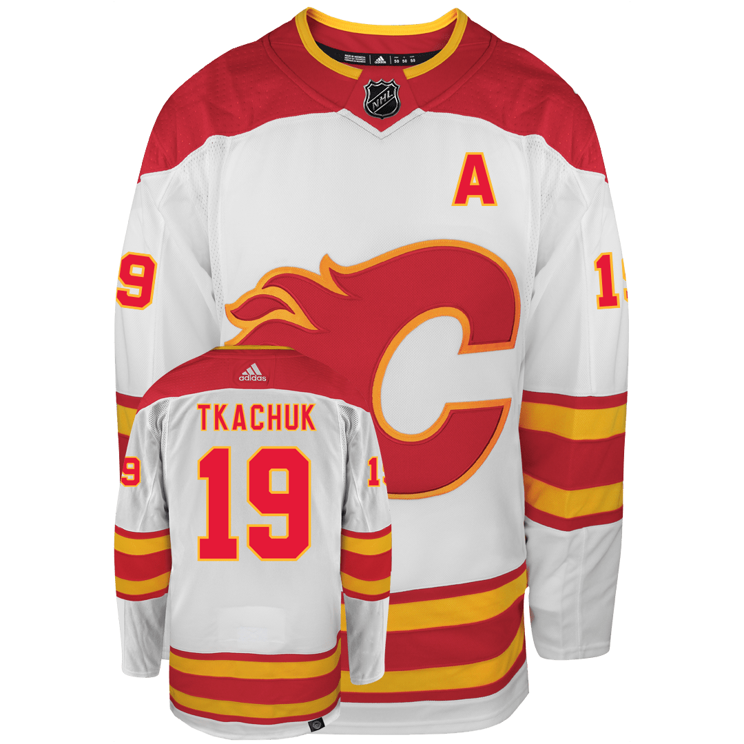 Matthew Tkachuk Calgary Flames Adidas Primegreen Authentic NHL Hockey Jersey - vstockx