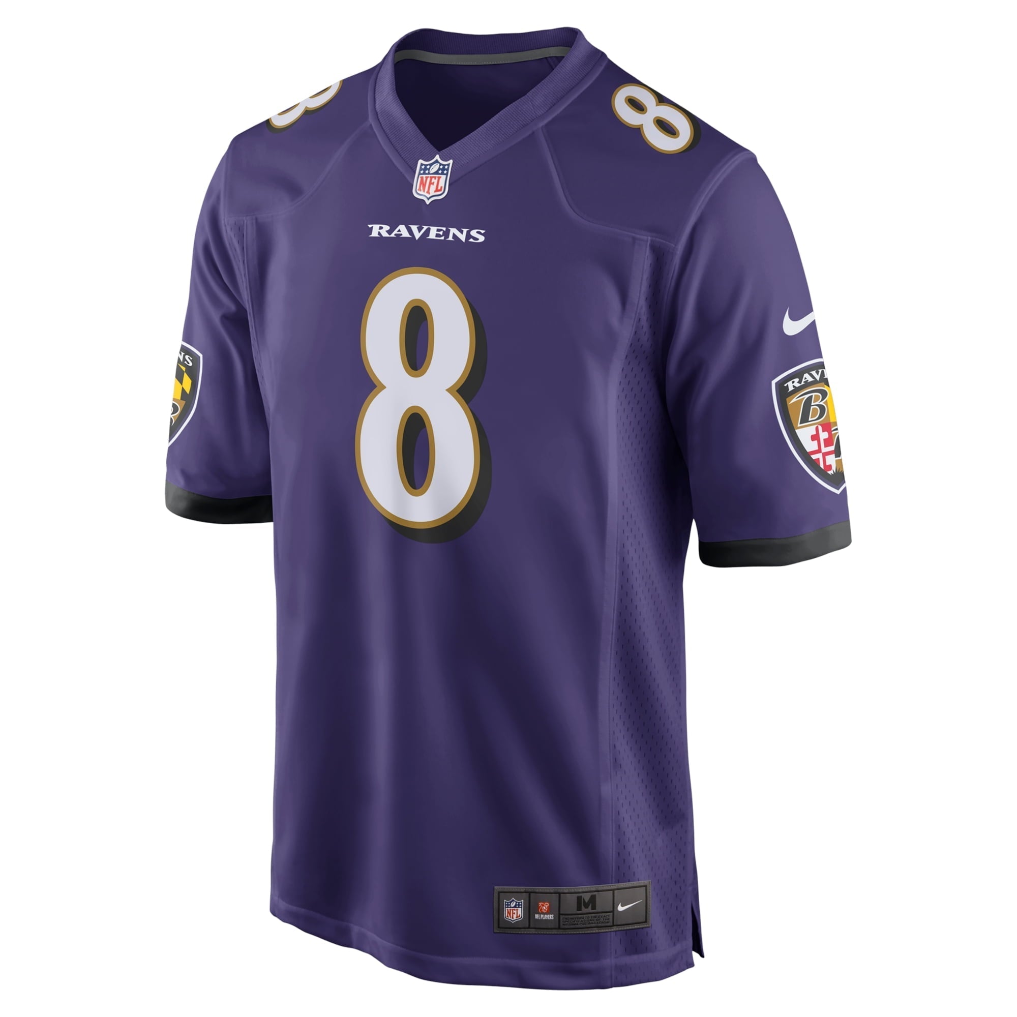 Men's Nike Lamar Jackson Purple Baltimore Ravens Game Jersey - vstockx